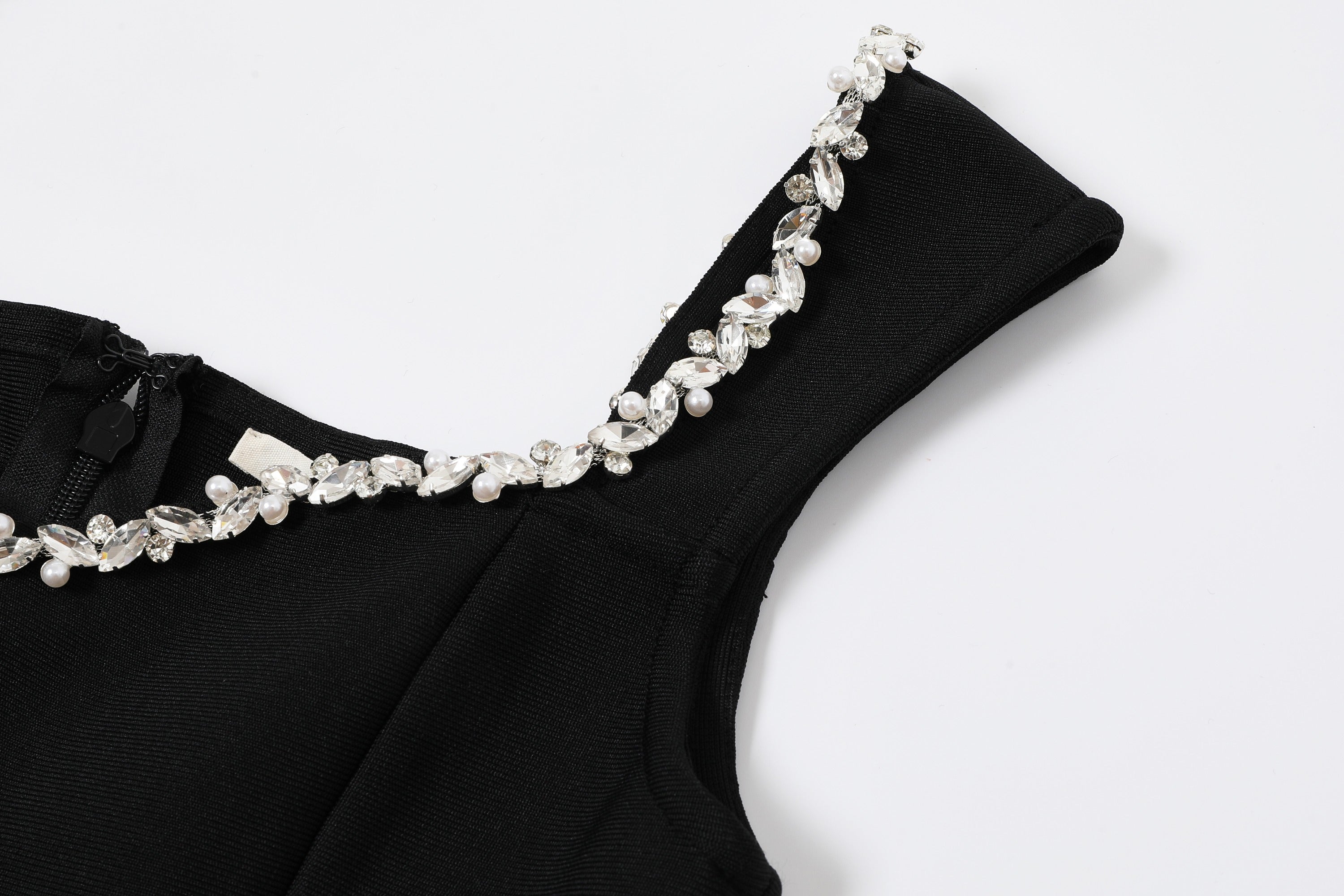 Diamanté Silhouette Maxi Dress