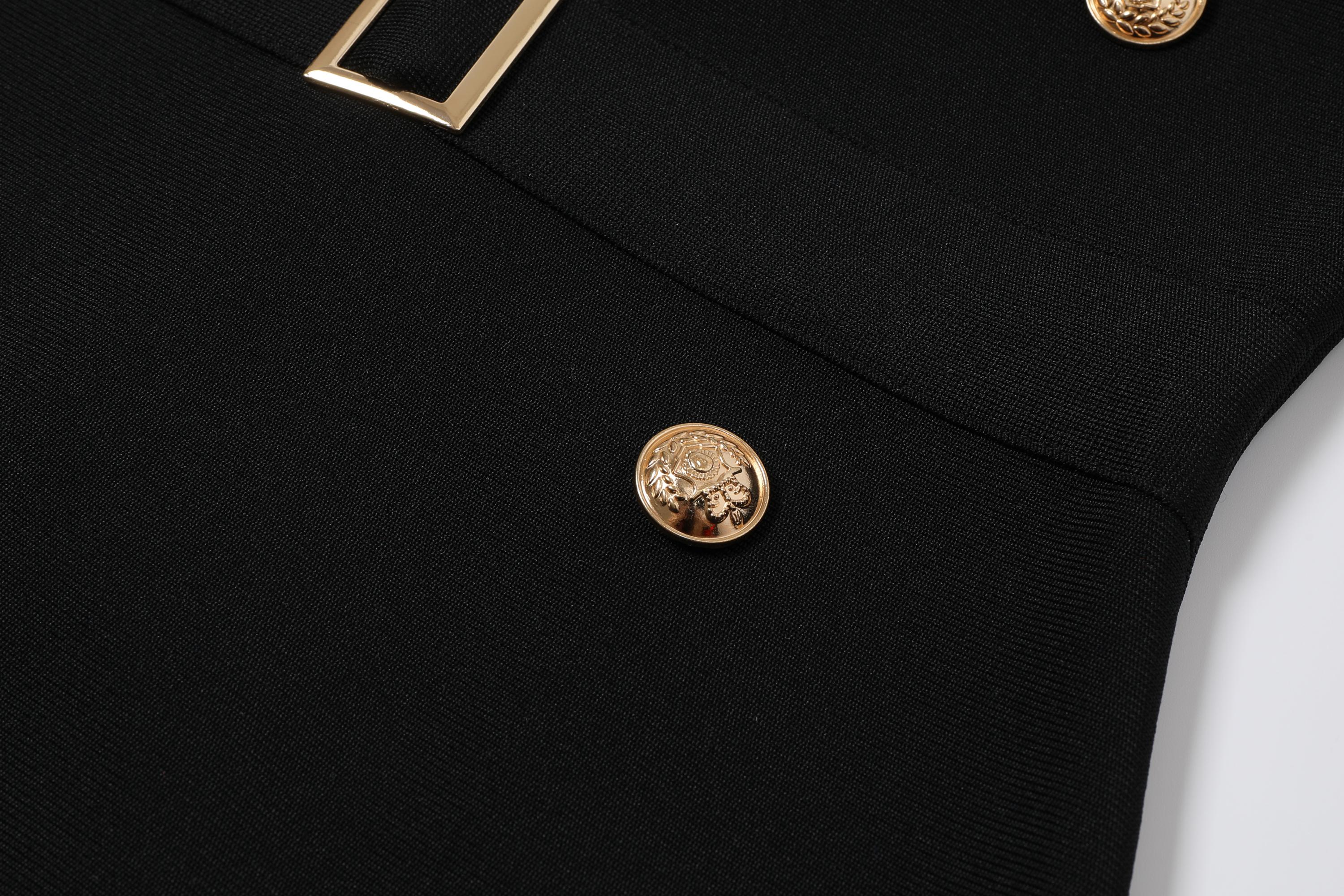 Empire Belted Bandage Mini Dress