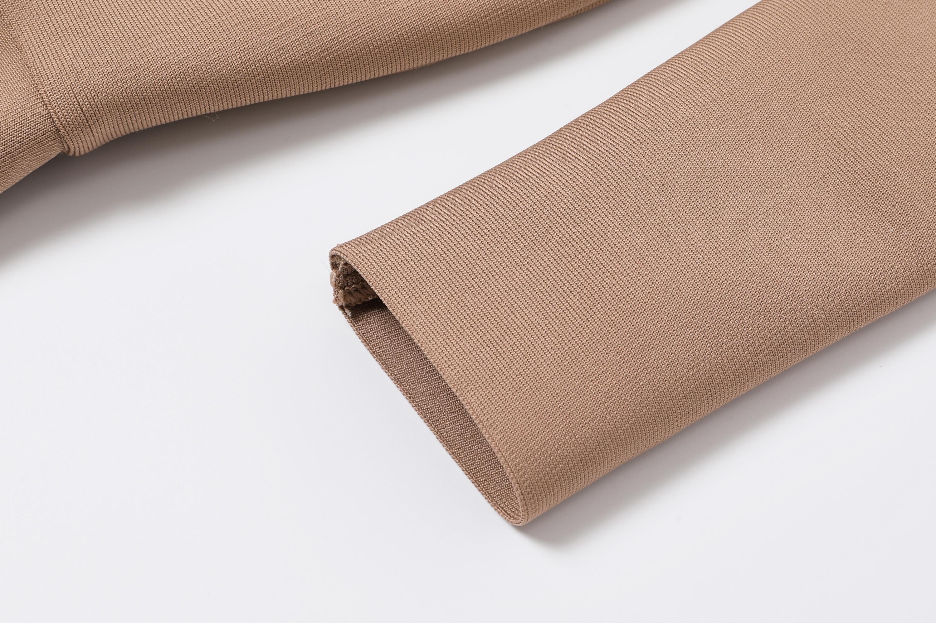 Rosette Flare Bandage Midi Dress