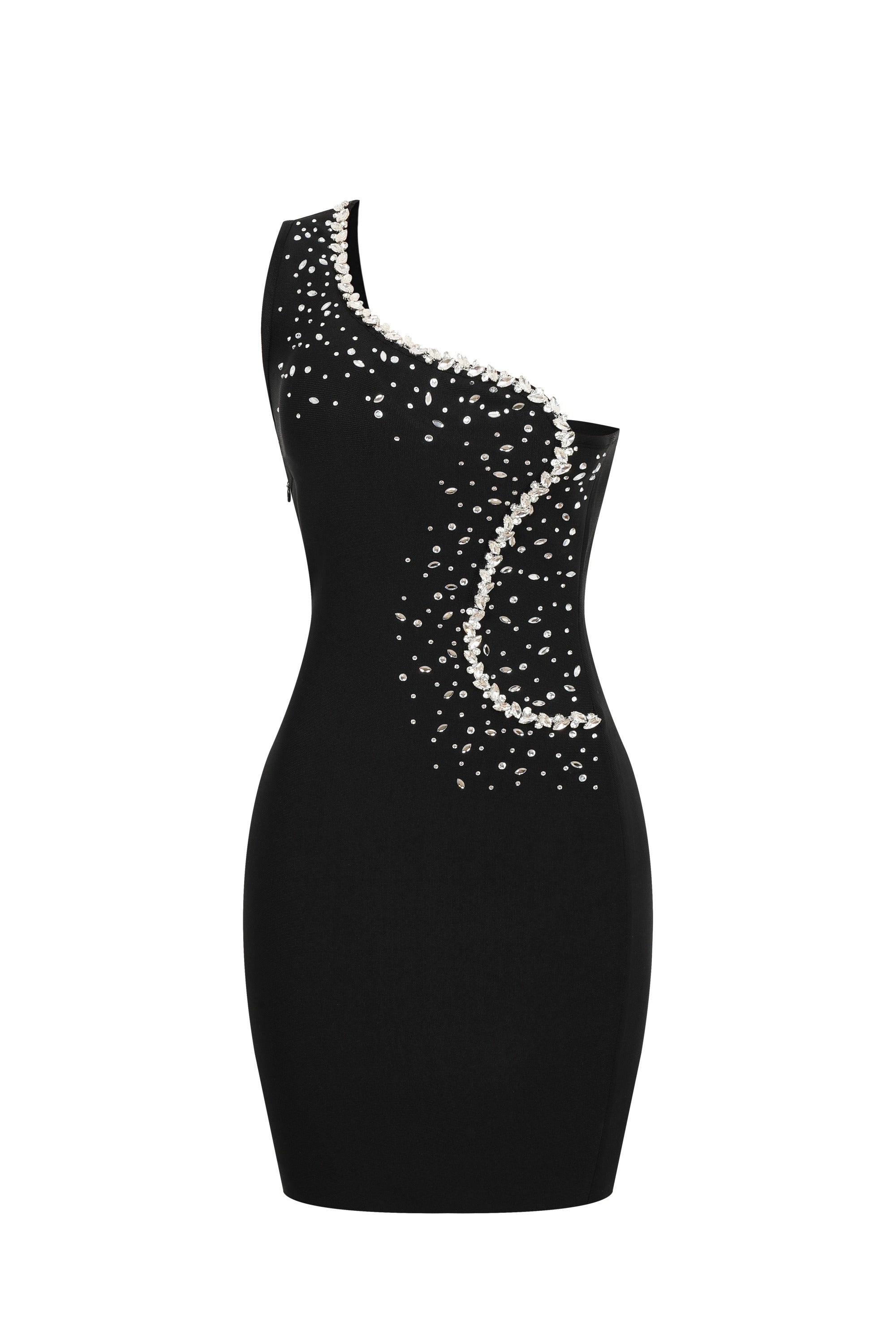 Rhinestone Aura Mini Bandage Dress
