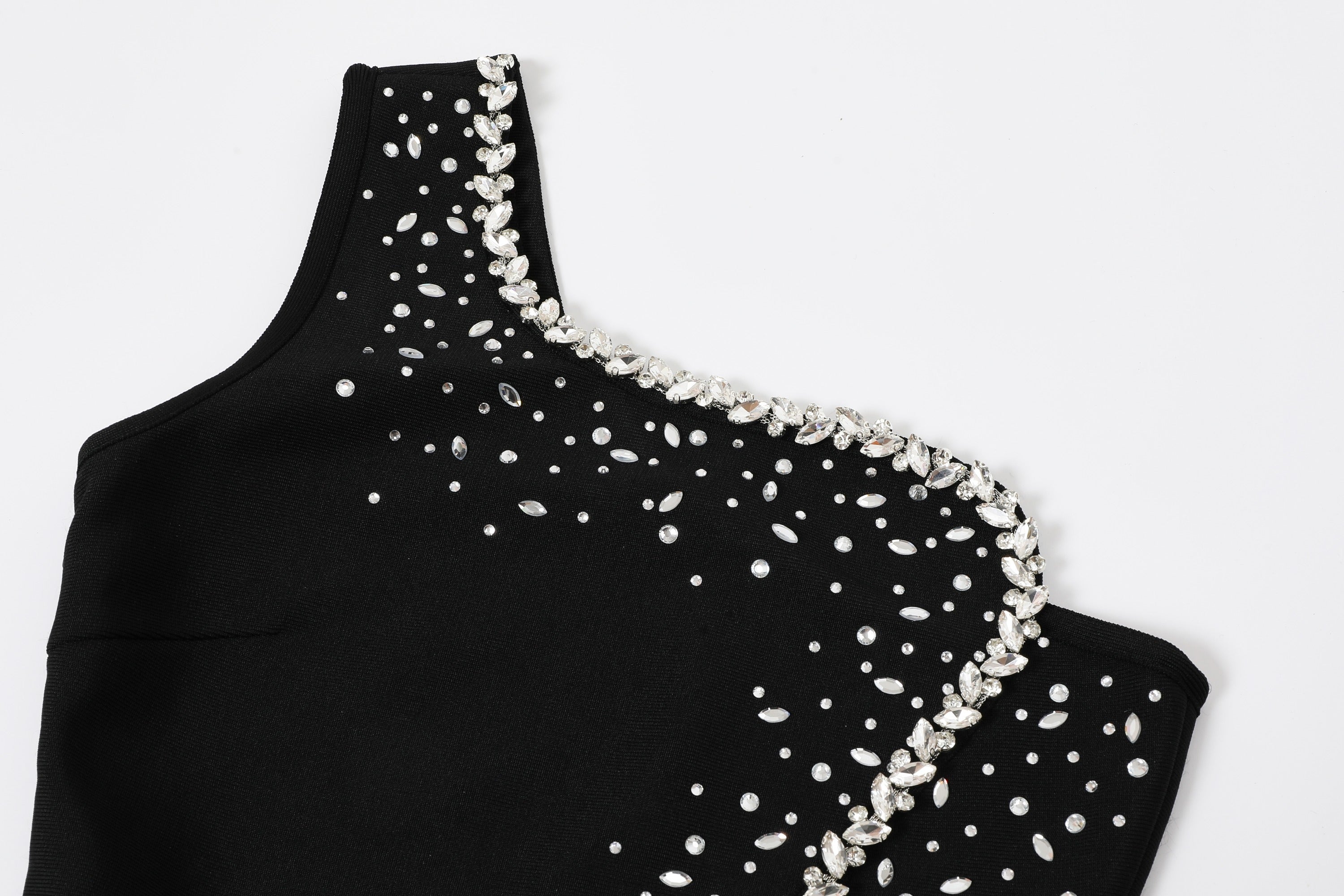 Rhinestone Aura Mini Bandage Dress