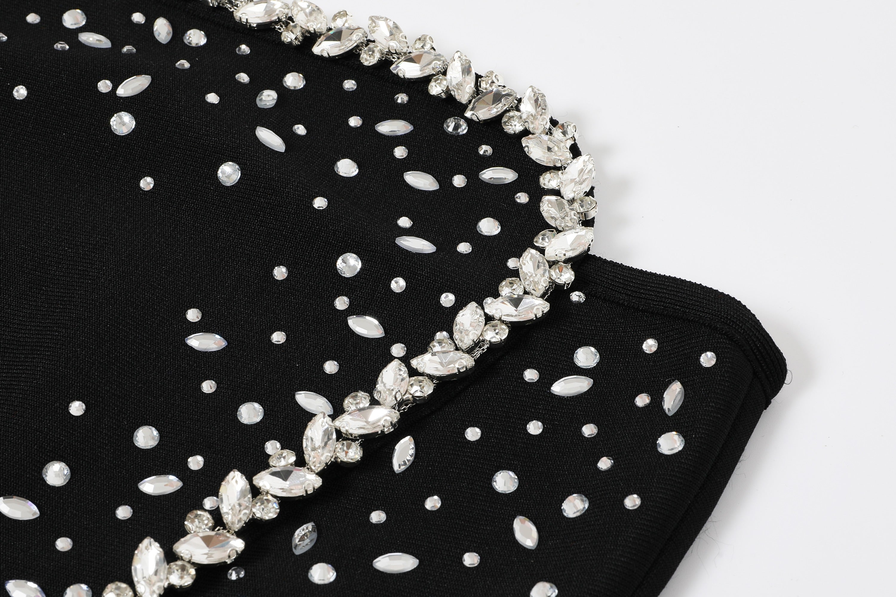 Rhinestone Aura Mini Bandage Dress