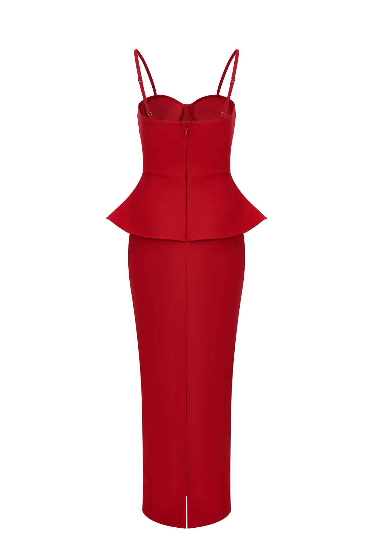The Sweetheart Sculpted Peplum Bandage Dress