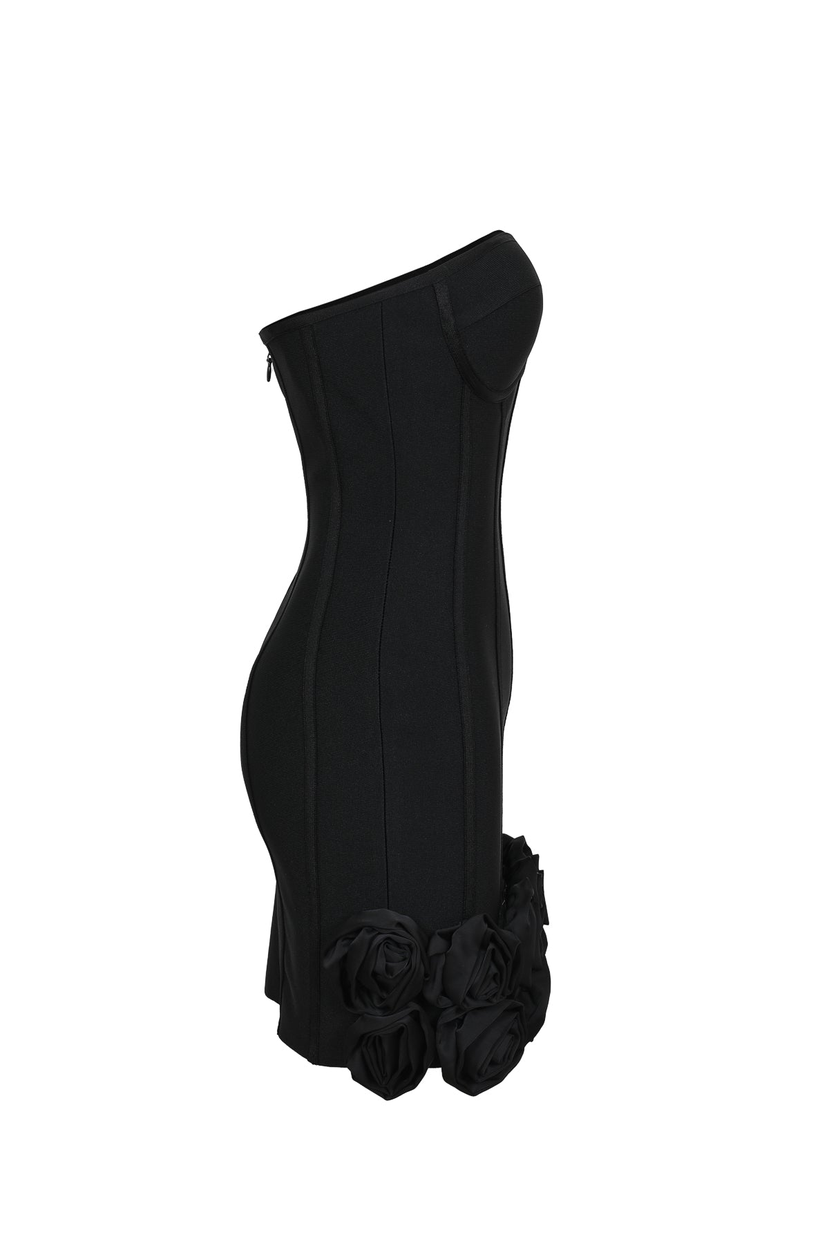 Tube Bandage Dress with Flowers