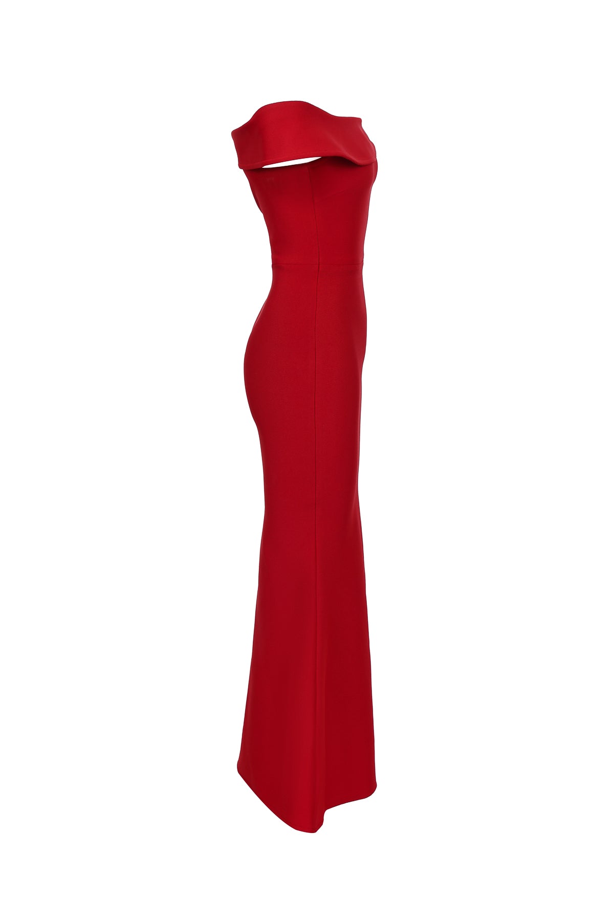 La Belle Époque Bandage Off Shoulder Maxi Mermaid Dress