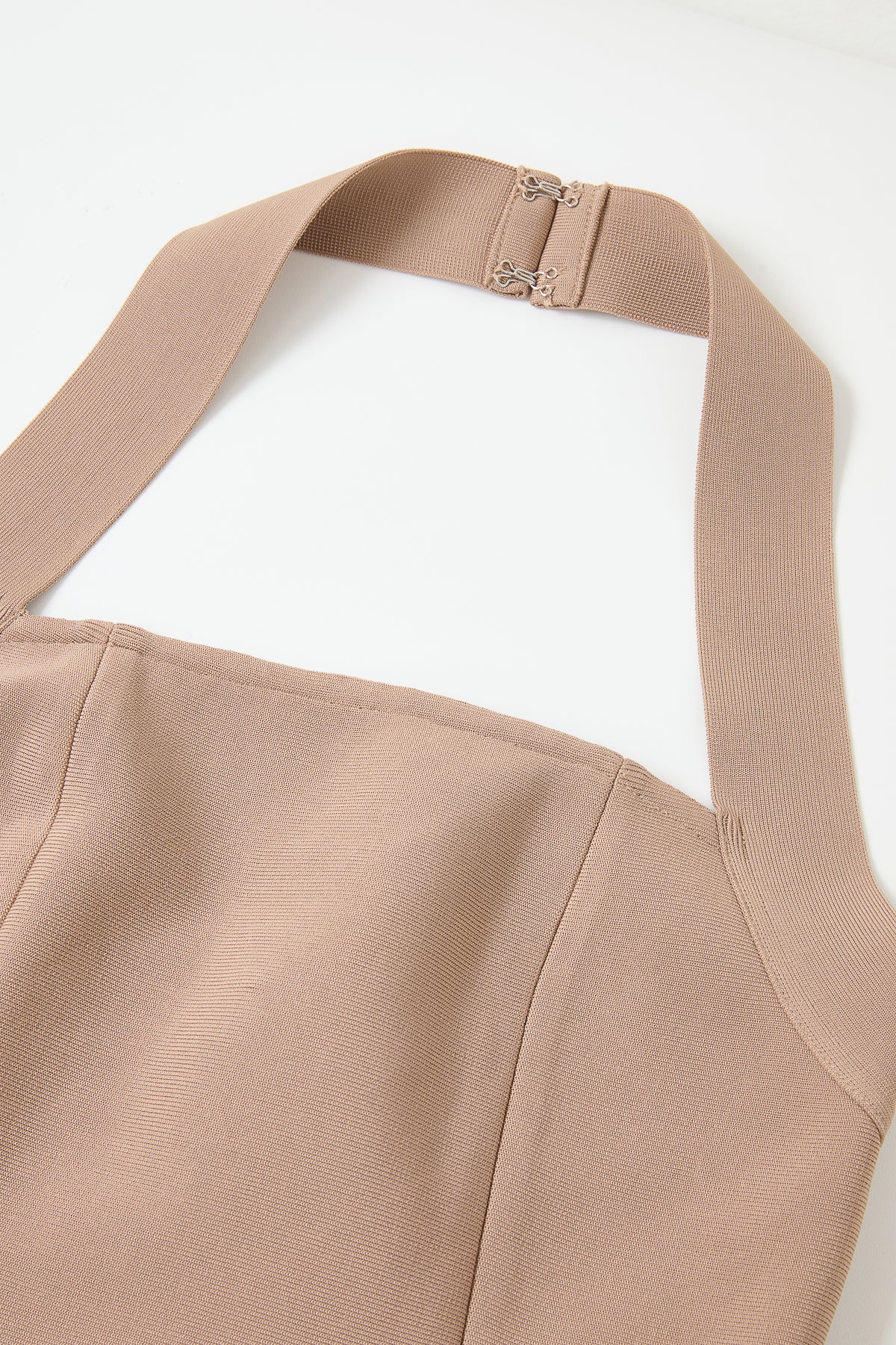 Halter Neck Flared Bandage Dress
