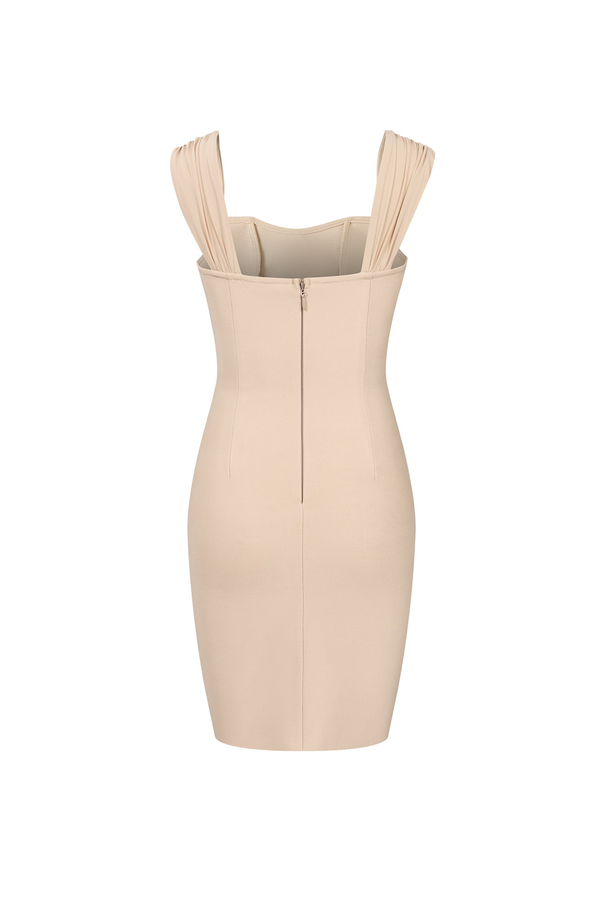 Sleeveless Bandage Dress with Pockets