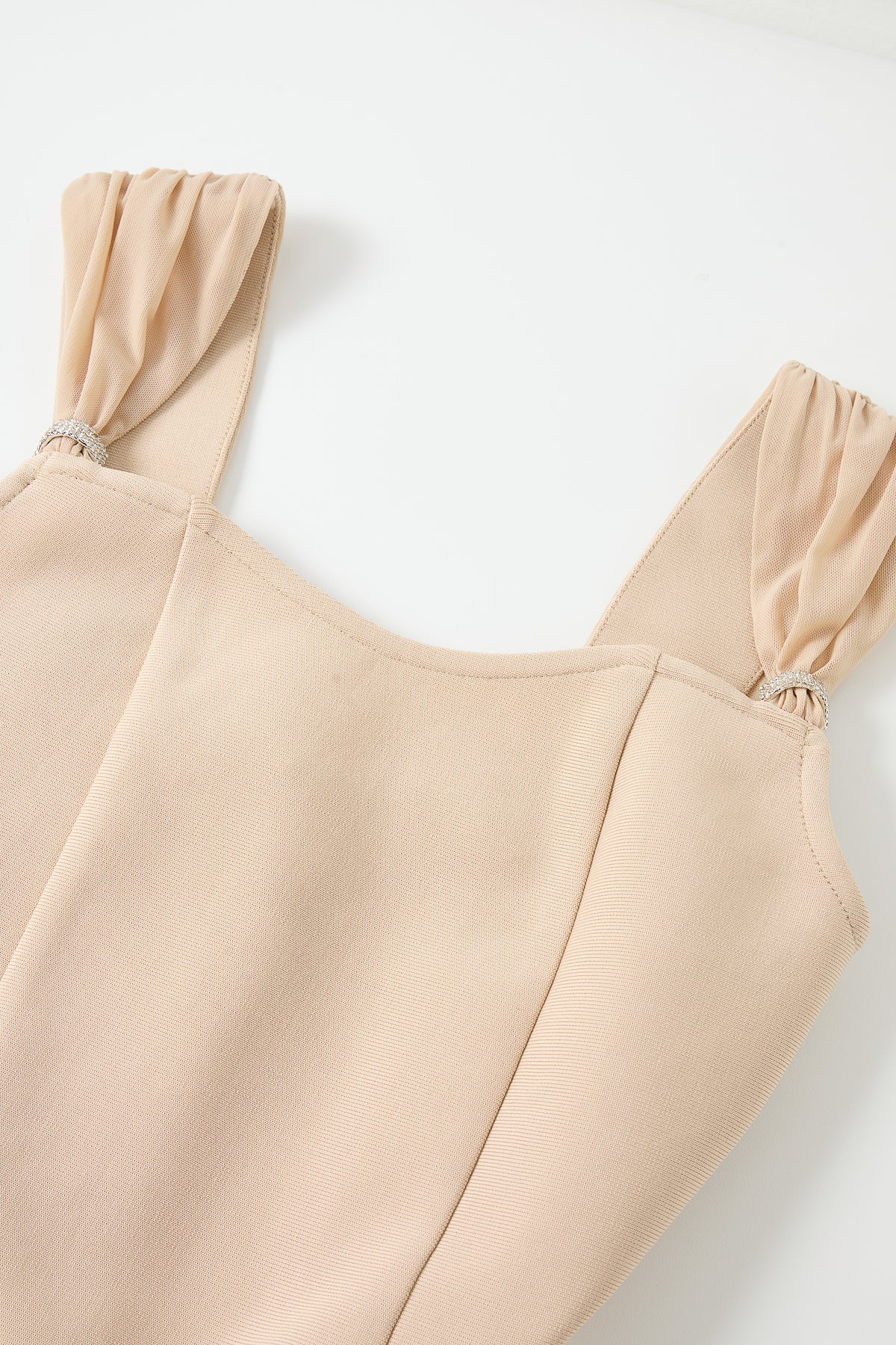 Sleeveless Bandage Dress with Pockets
