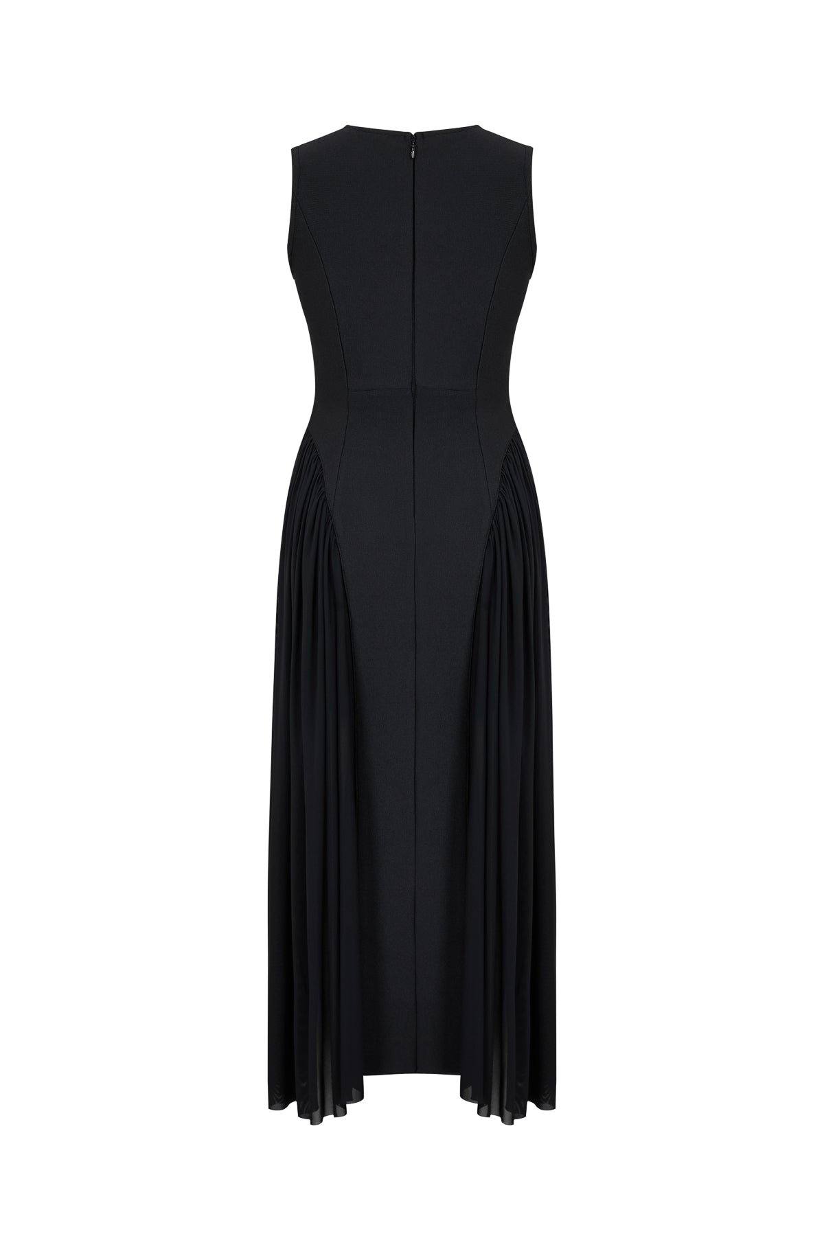Bandage Sleeveless Dress with Sheer Fabric Detail