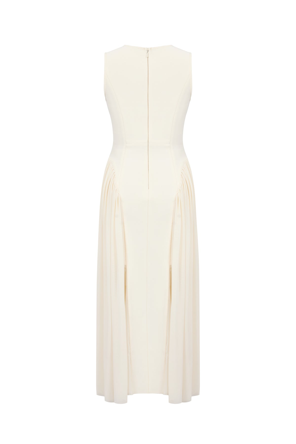 Bandage Sleeveless Dress with Sheer Fabric Detail
