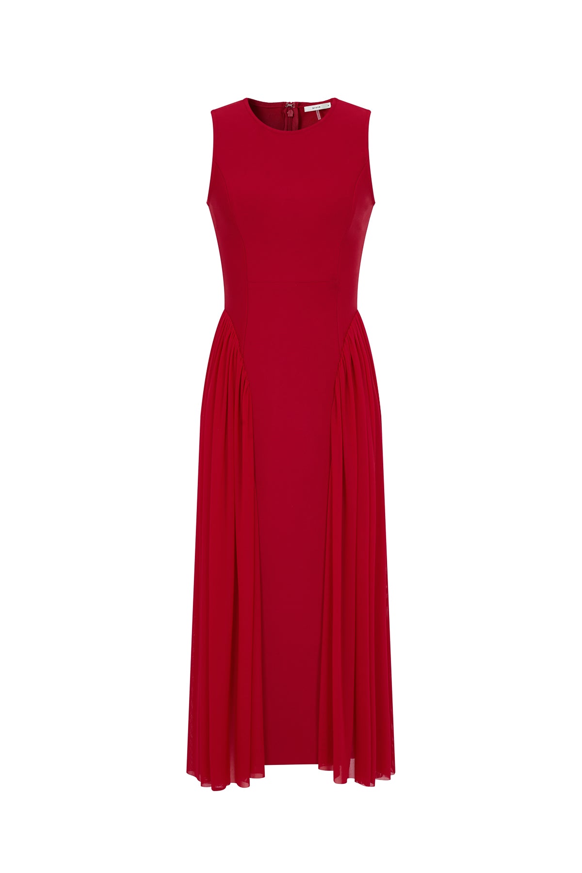 Bandage Sleeveless Dress with Sheer Fabric Detail