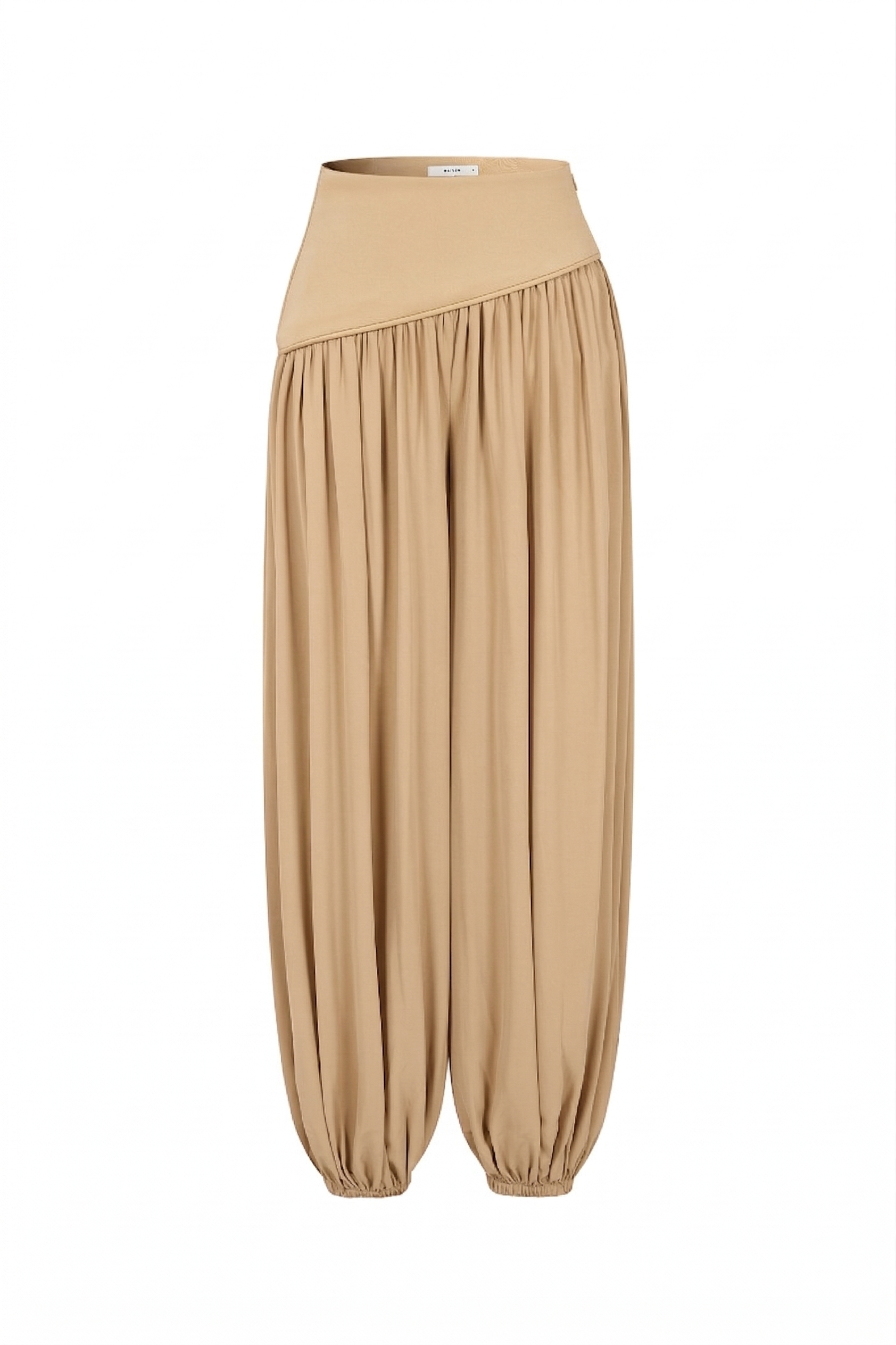 Shirred Harem Pants