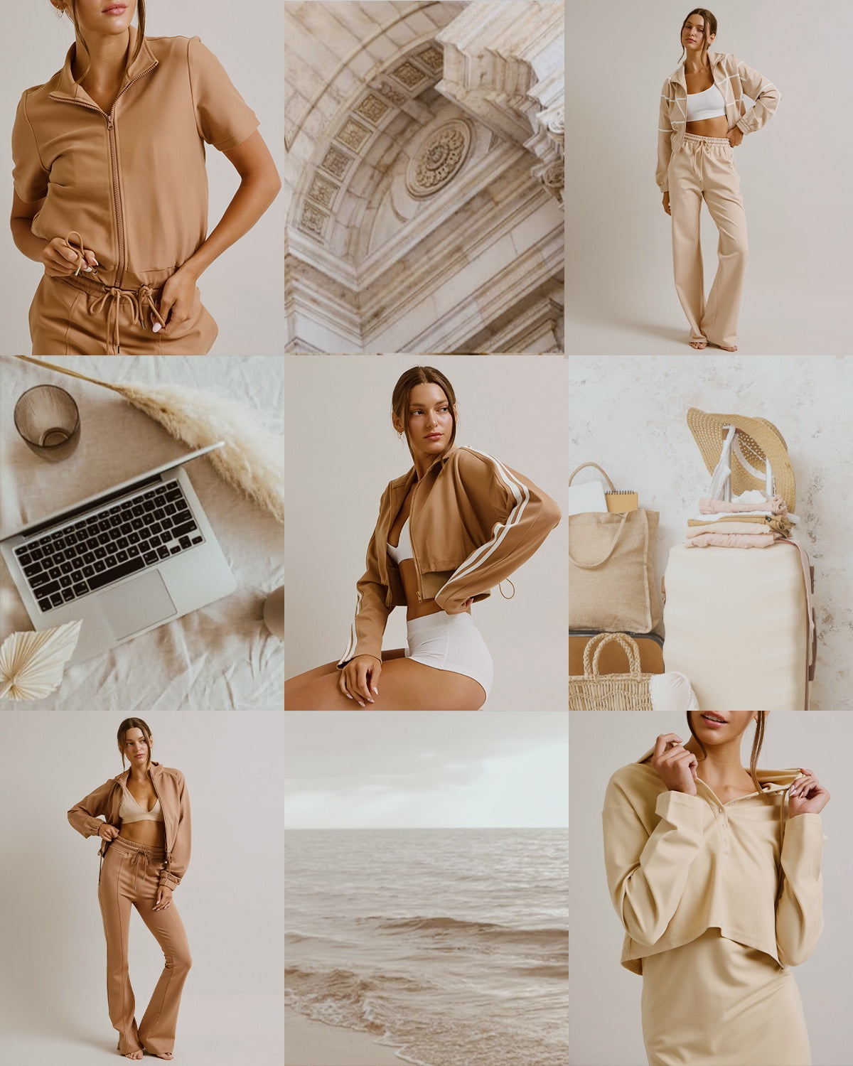 Closer And Closer Knit Jacket And Track Pants Set