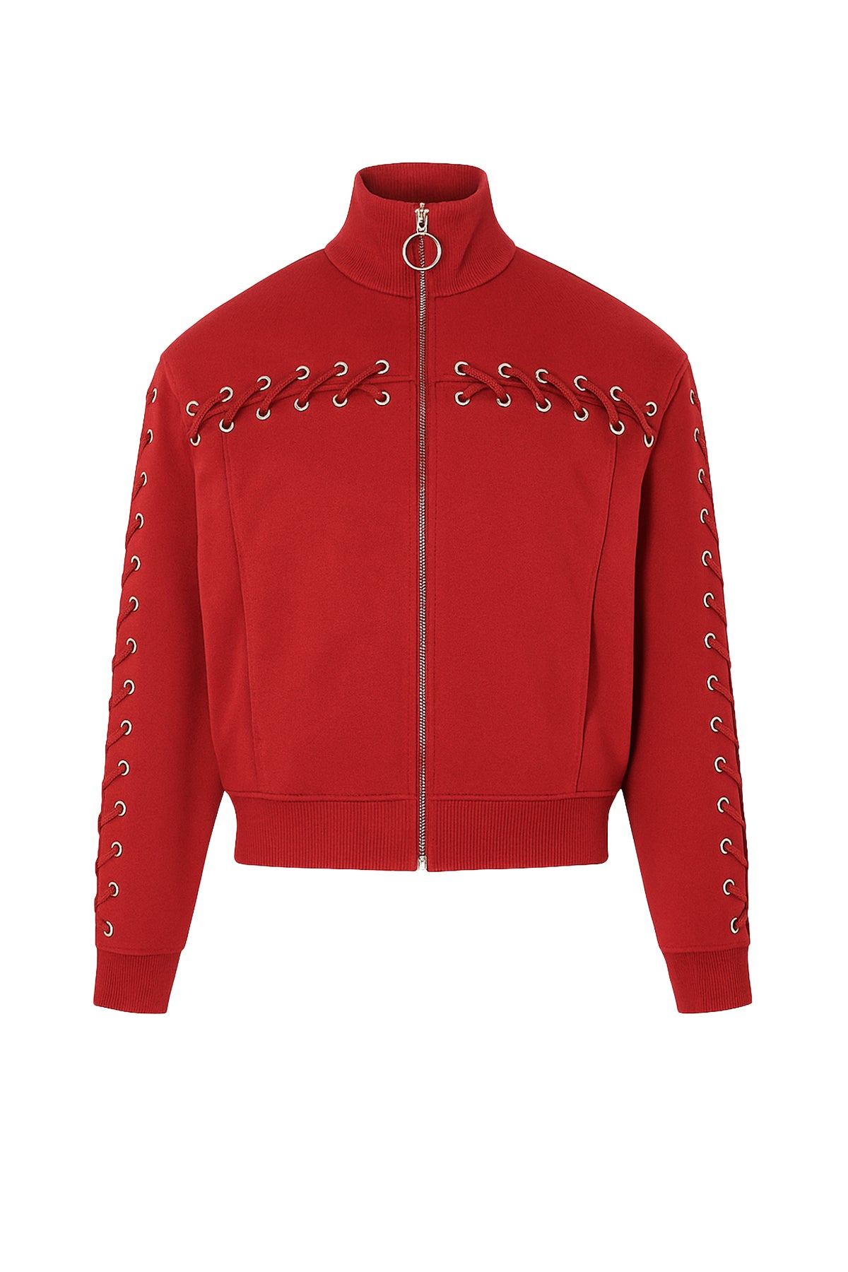 Eyelet Detail Jacket