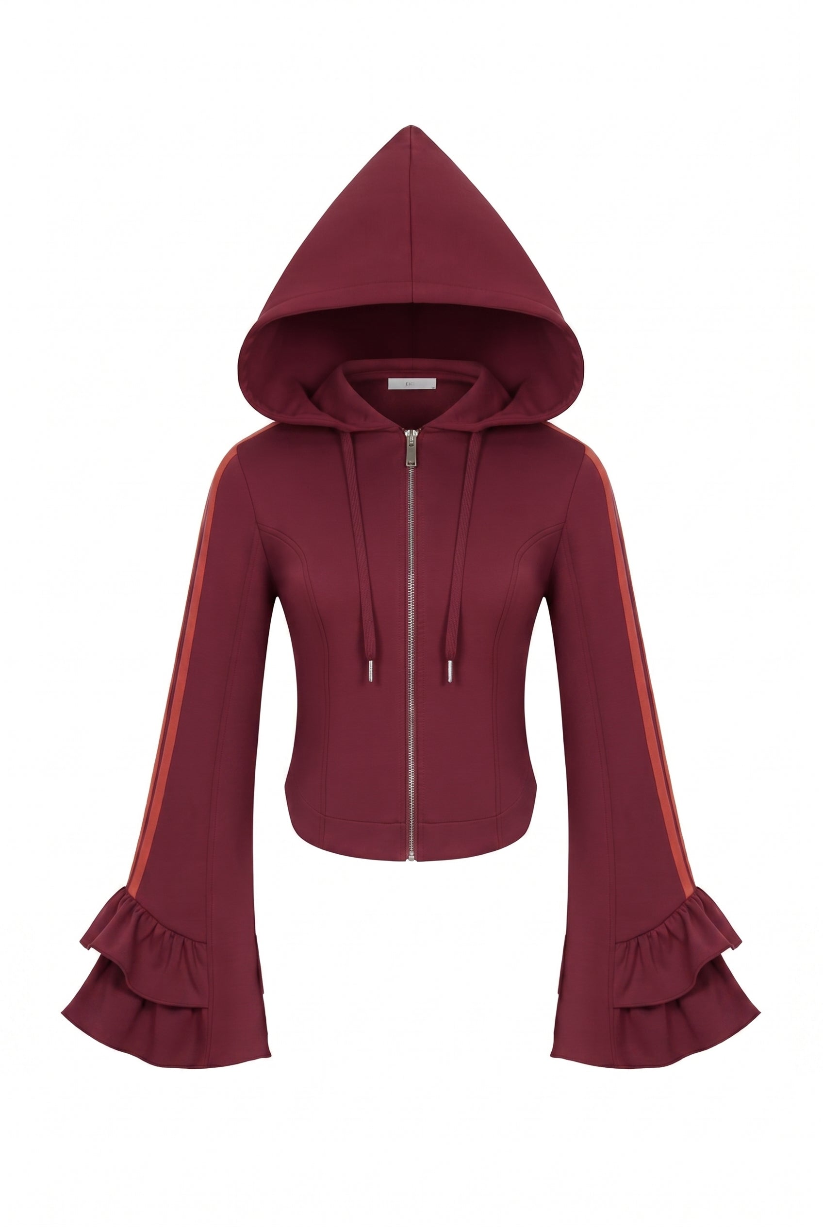Ruffle Bell Sleeve Hoodie