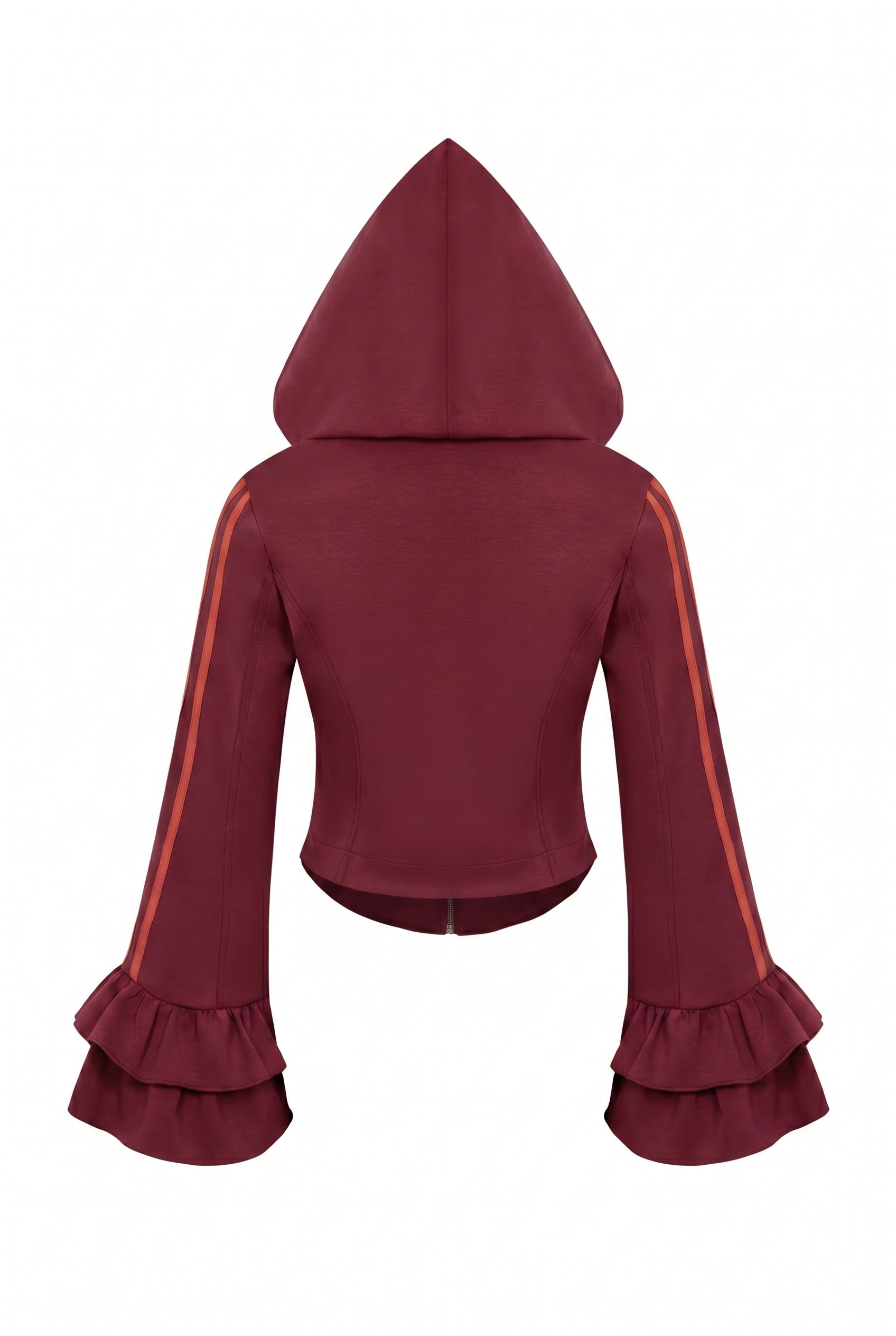 Ruffle Bell Sleeve Hoodie
