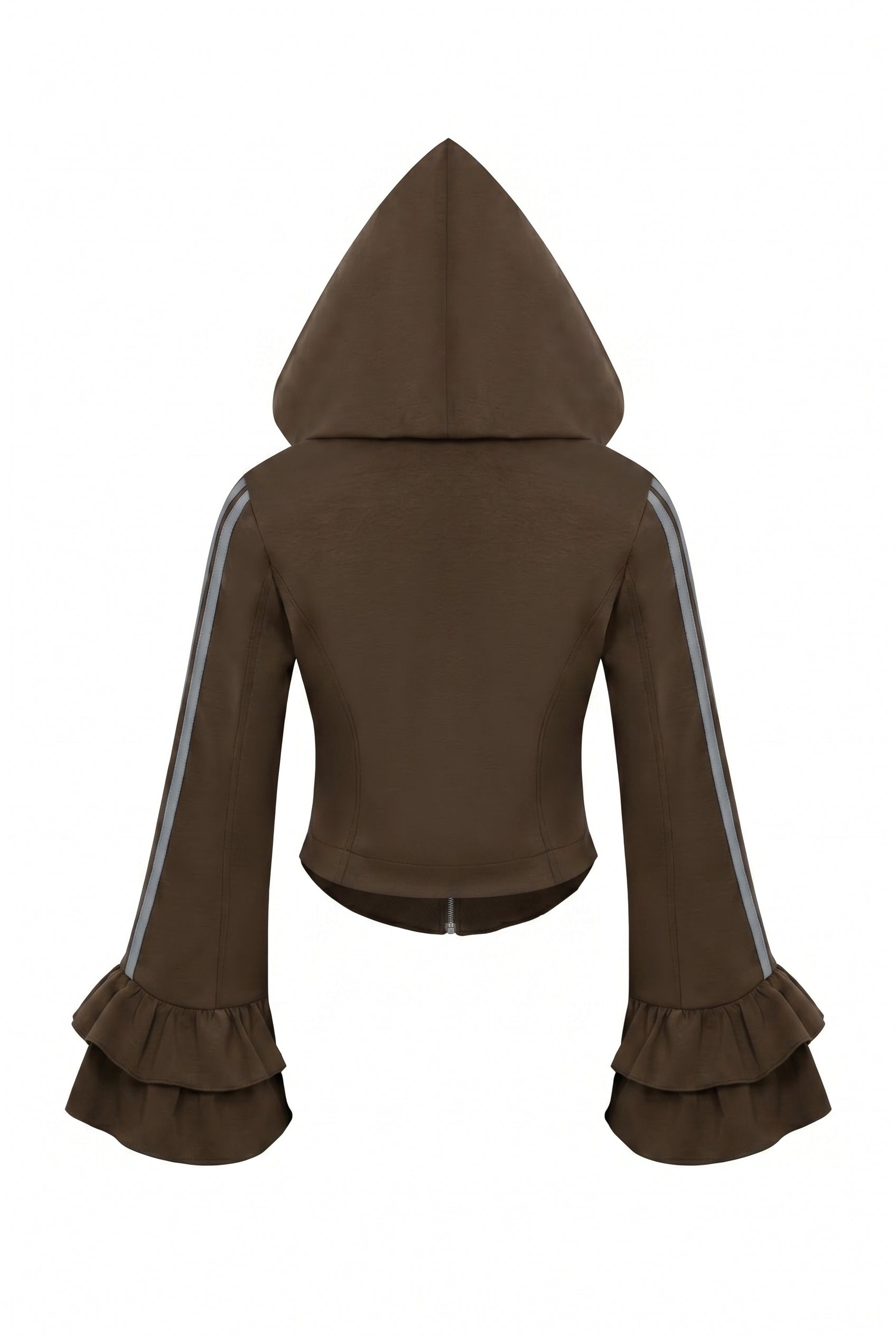 Ruffle Bell Sleeve Hoodie
