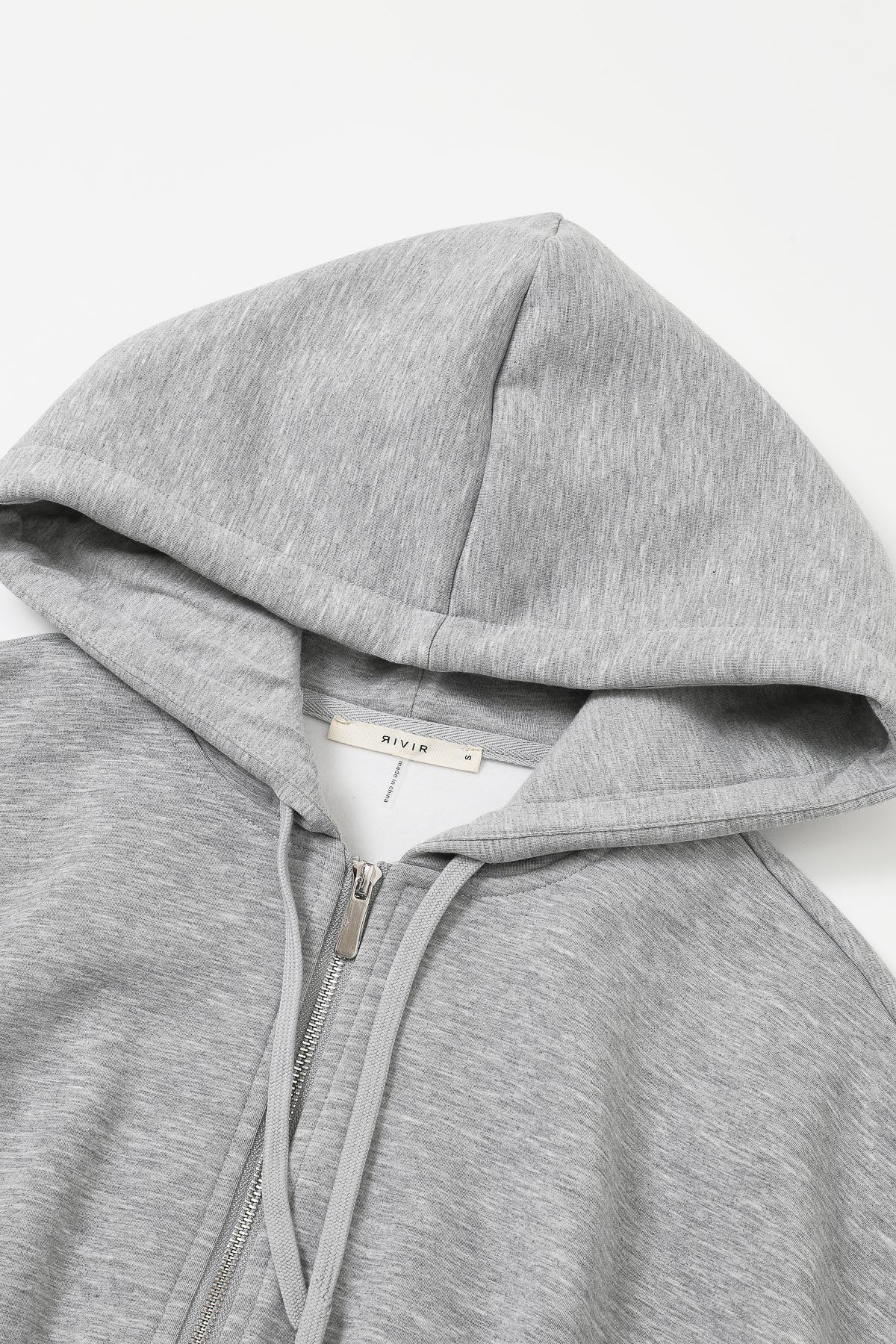 Elise Hooded Knit Dolman Short Sleeve Zip Hooded