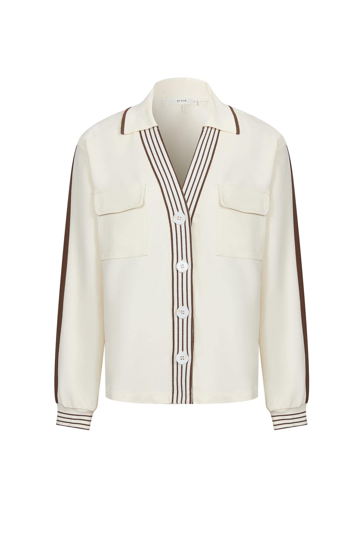 Woven Knit Mix Shacket