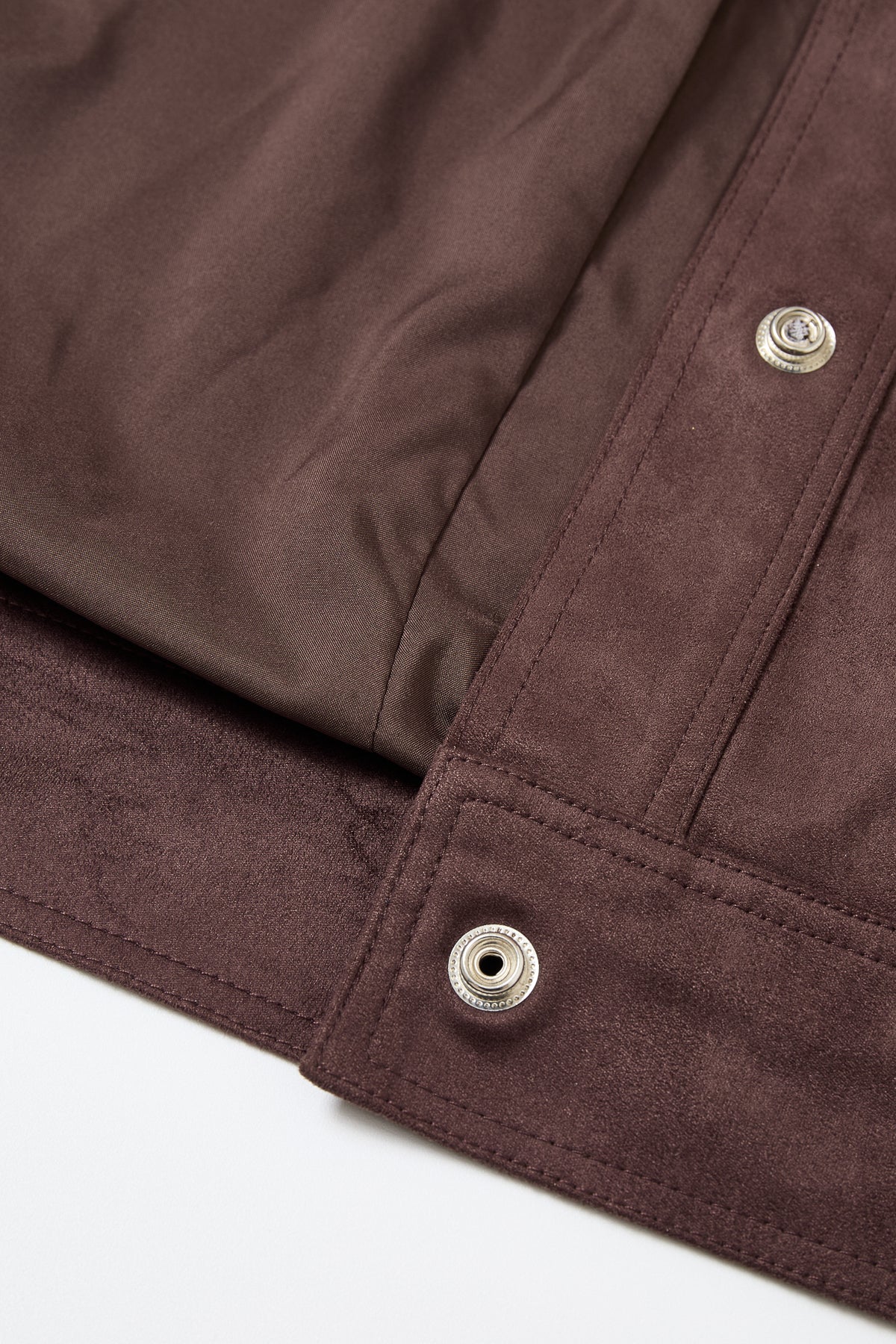 Stud & Fringe Detail Suede Jacket