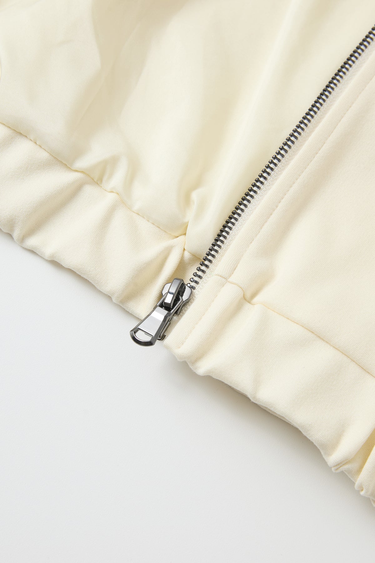 Knit Pu Mix Bomber Jacket