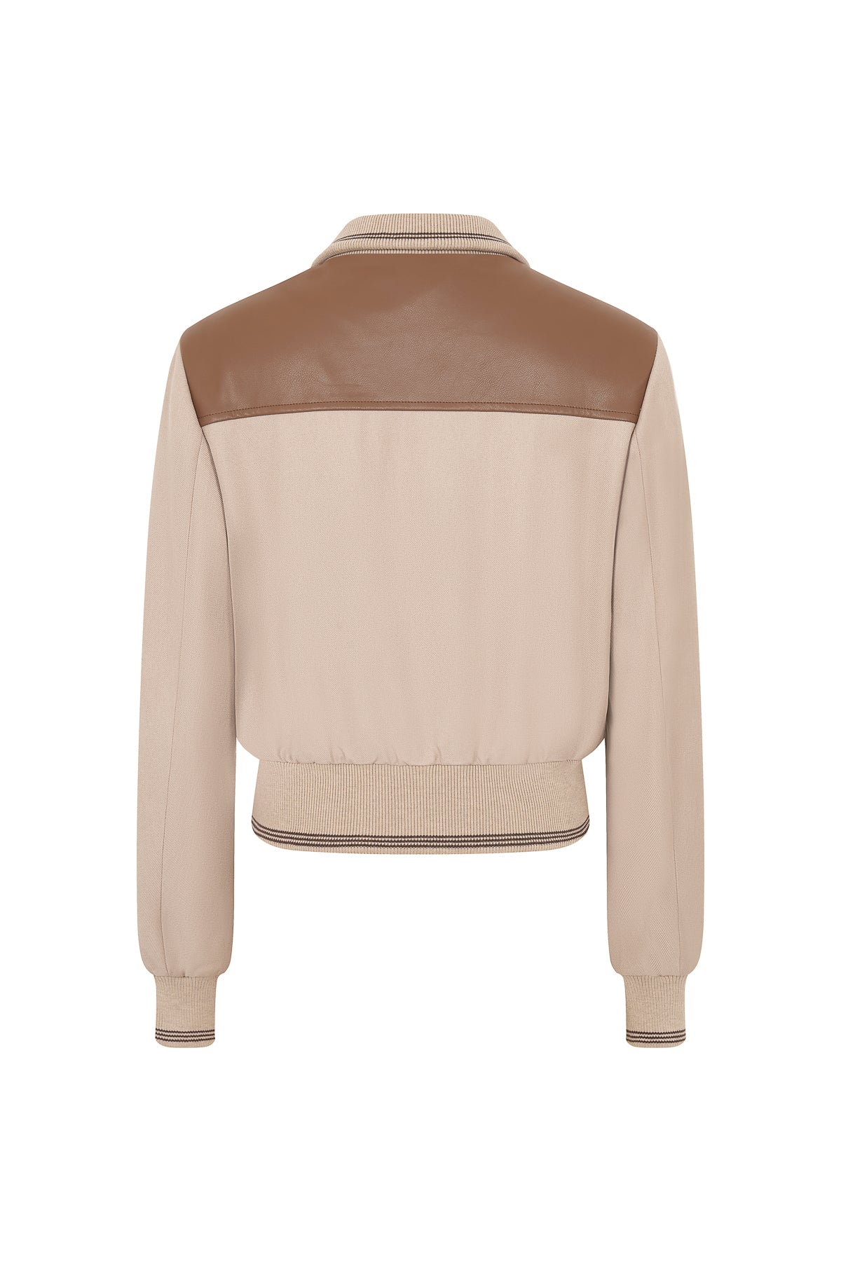 Sporty Tweed Bomber Jacket