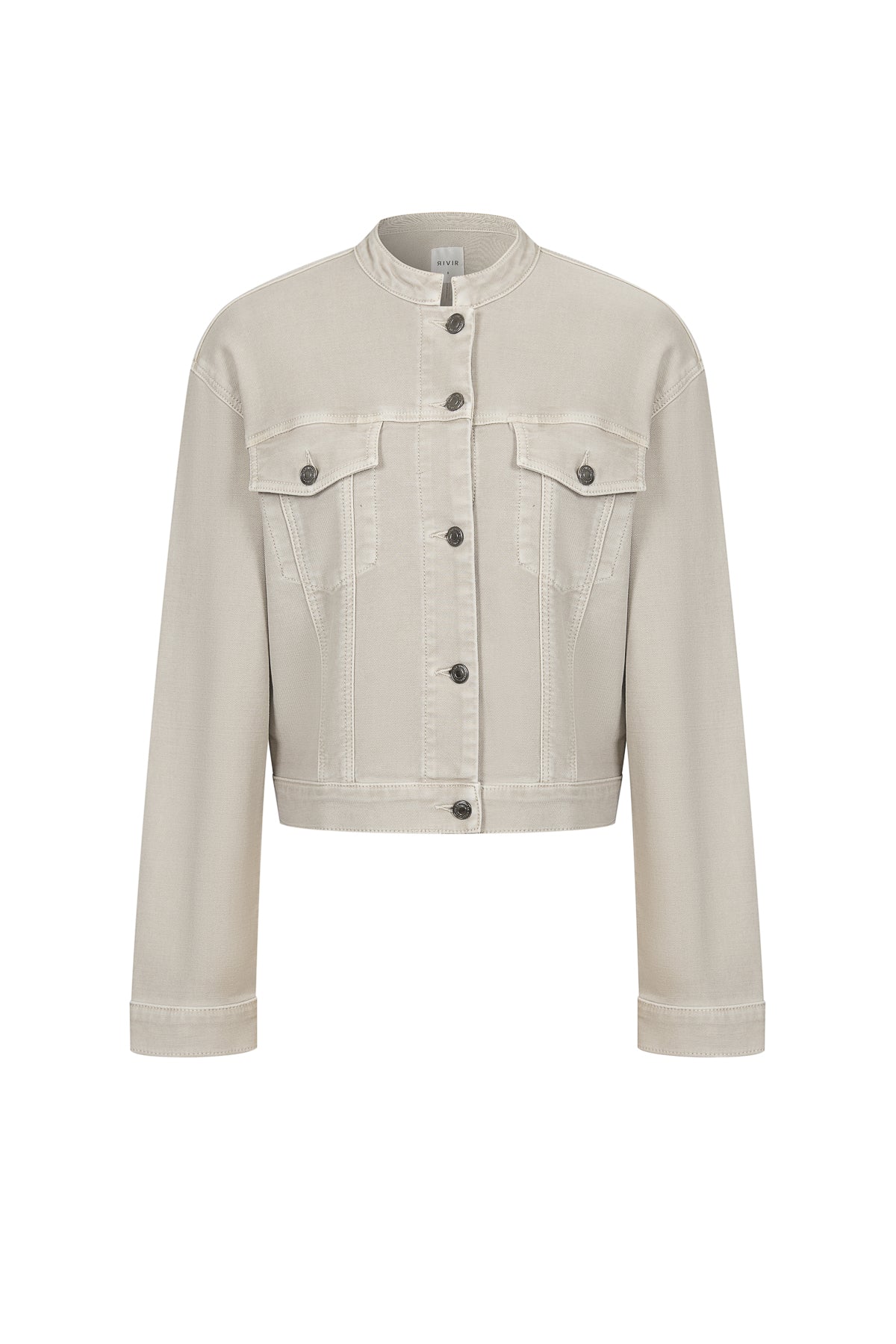 Washed Twill Trucker Jacket
