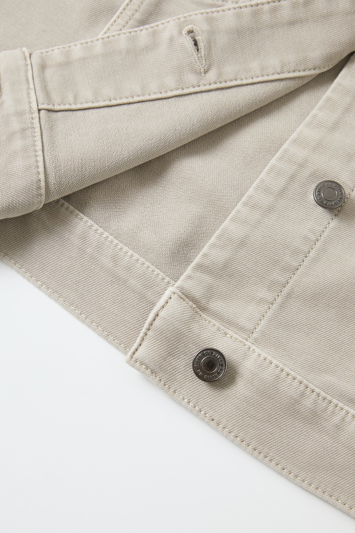 Washed Twill Trucker Jacket