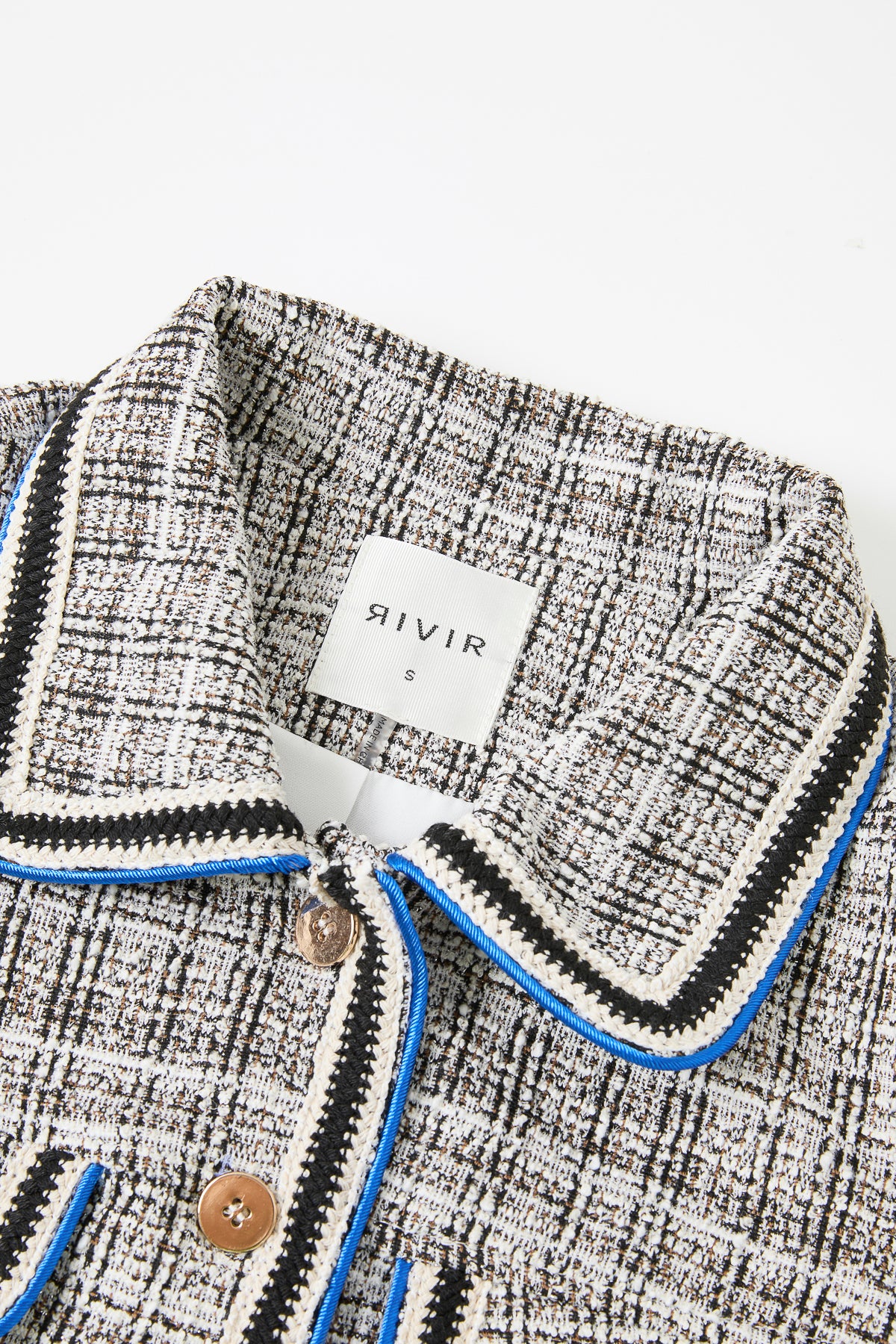 Stretchy Tweed Crop Jacket