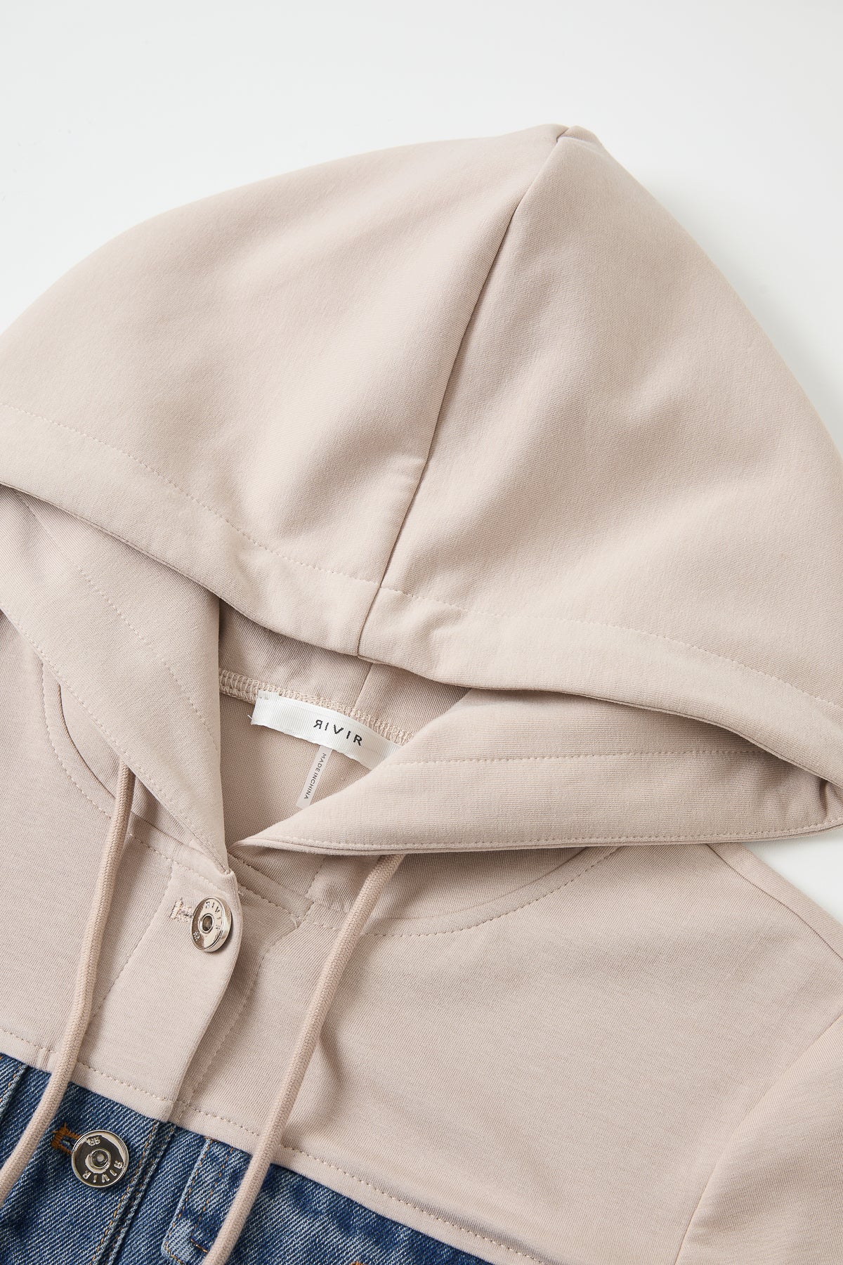Mix Media Hooded Jacket