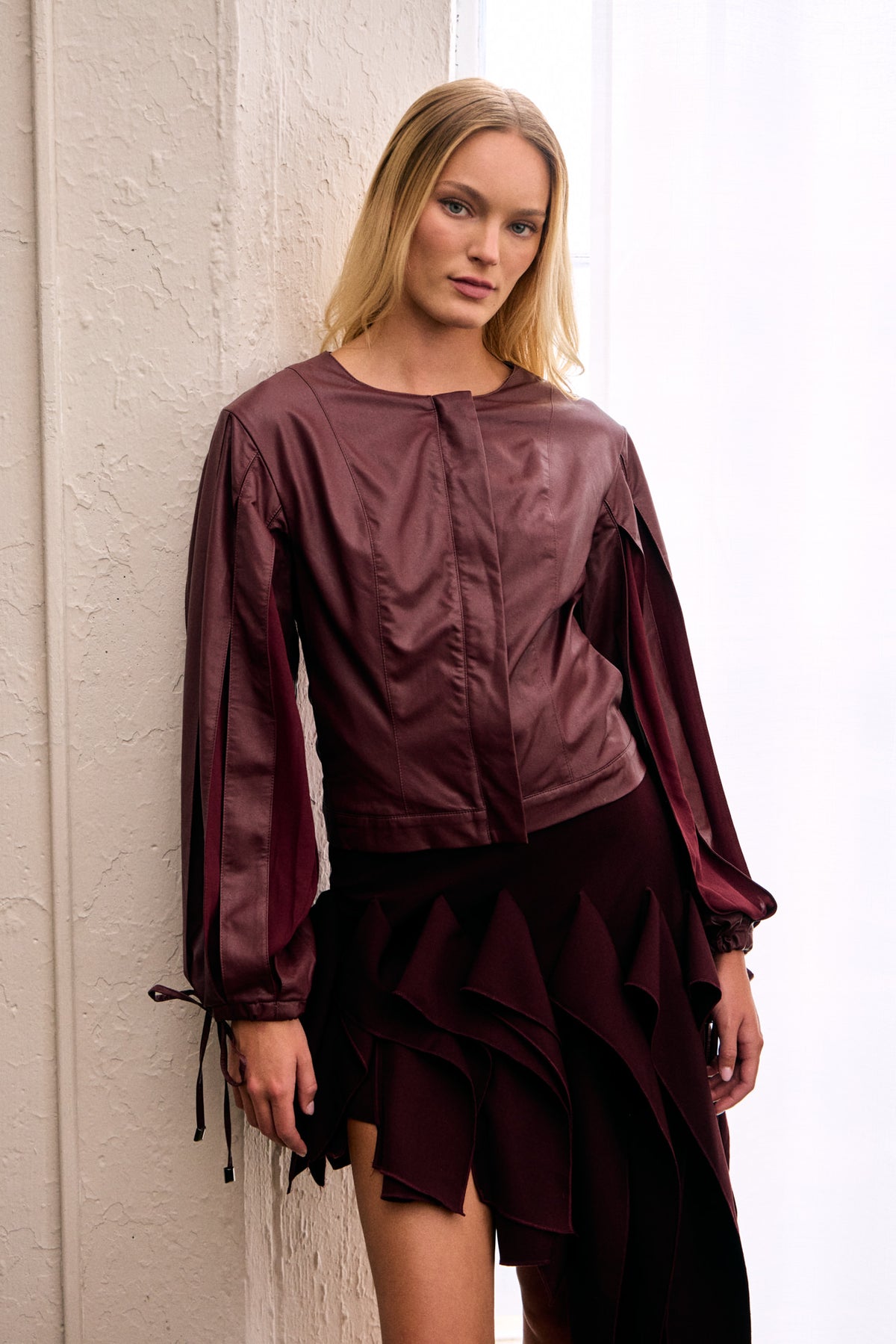 Asymmetric Twill Skirt