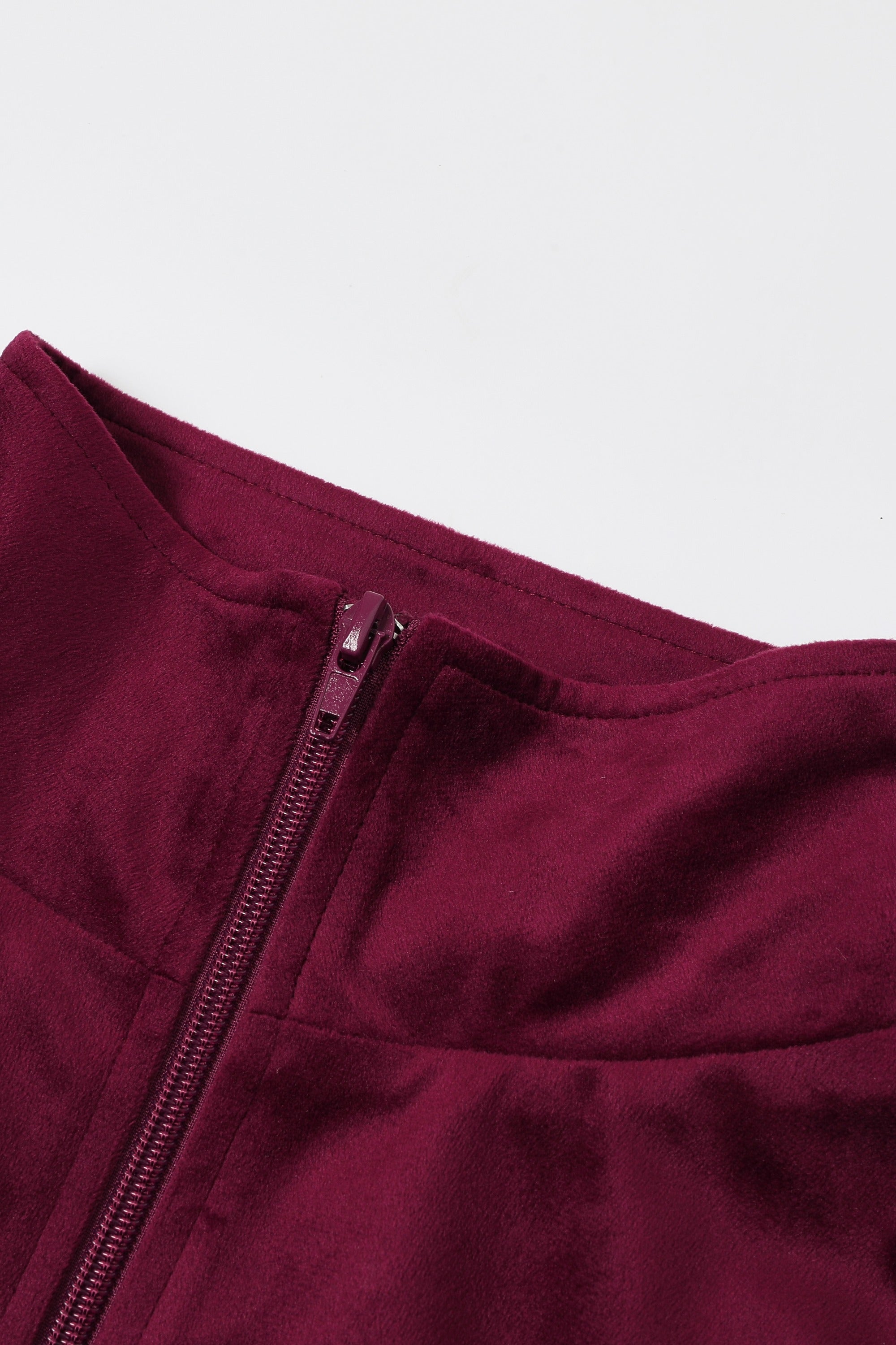 Velvet Vignette Lace Jacket With Side Stripes