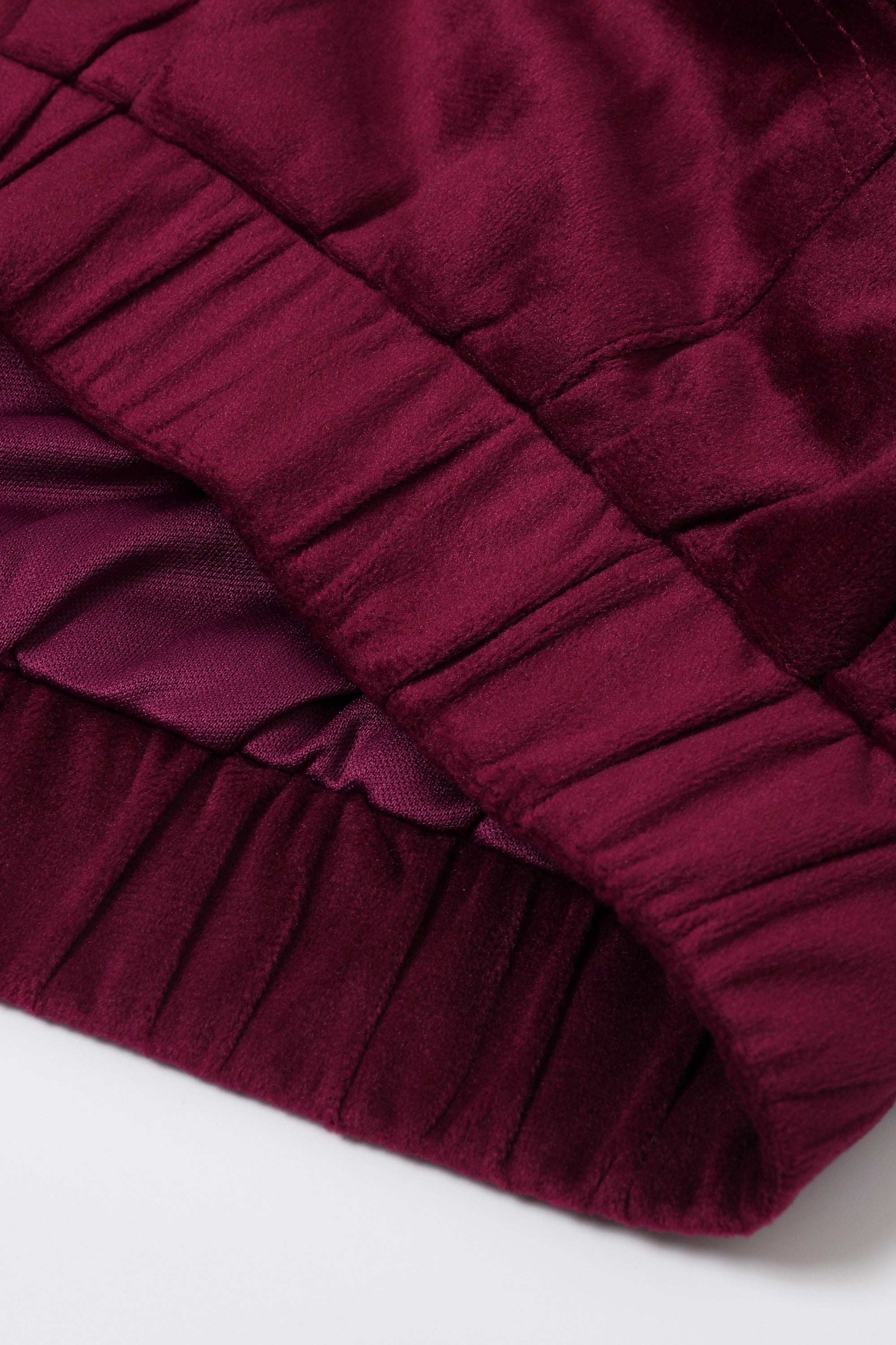 Velvet Vignette Lace Jacket With Side Stripes