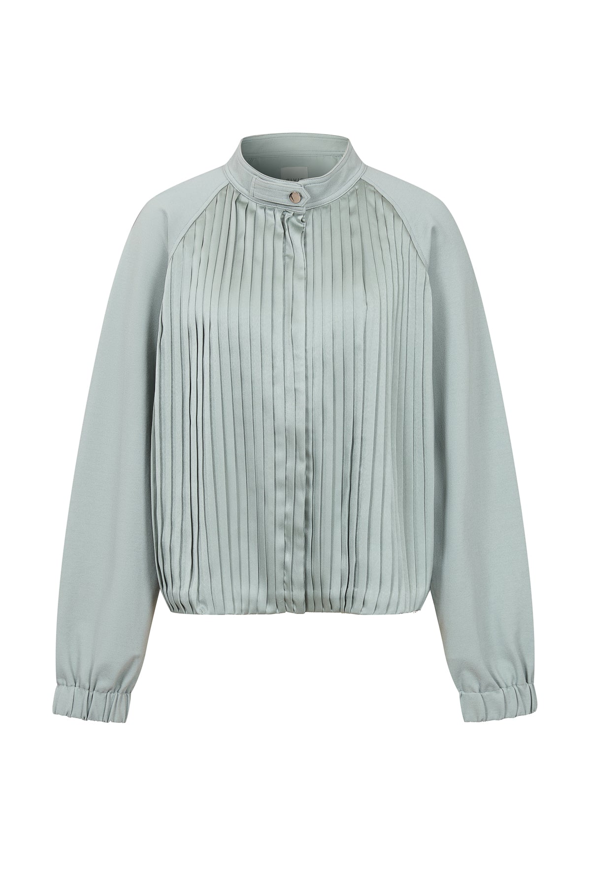 Pleated Zip Up Jacket
