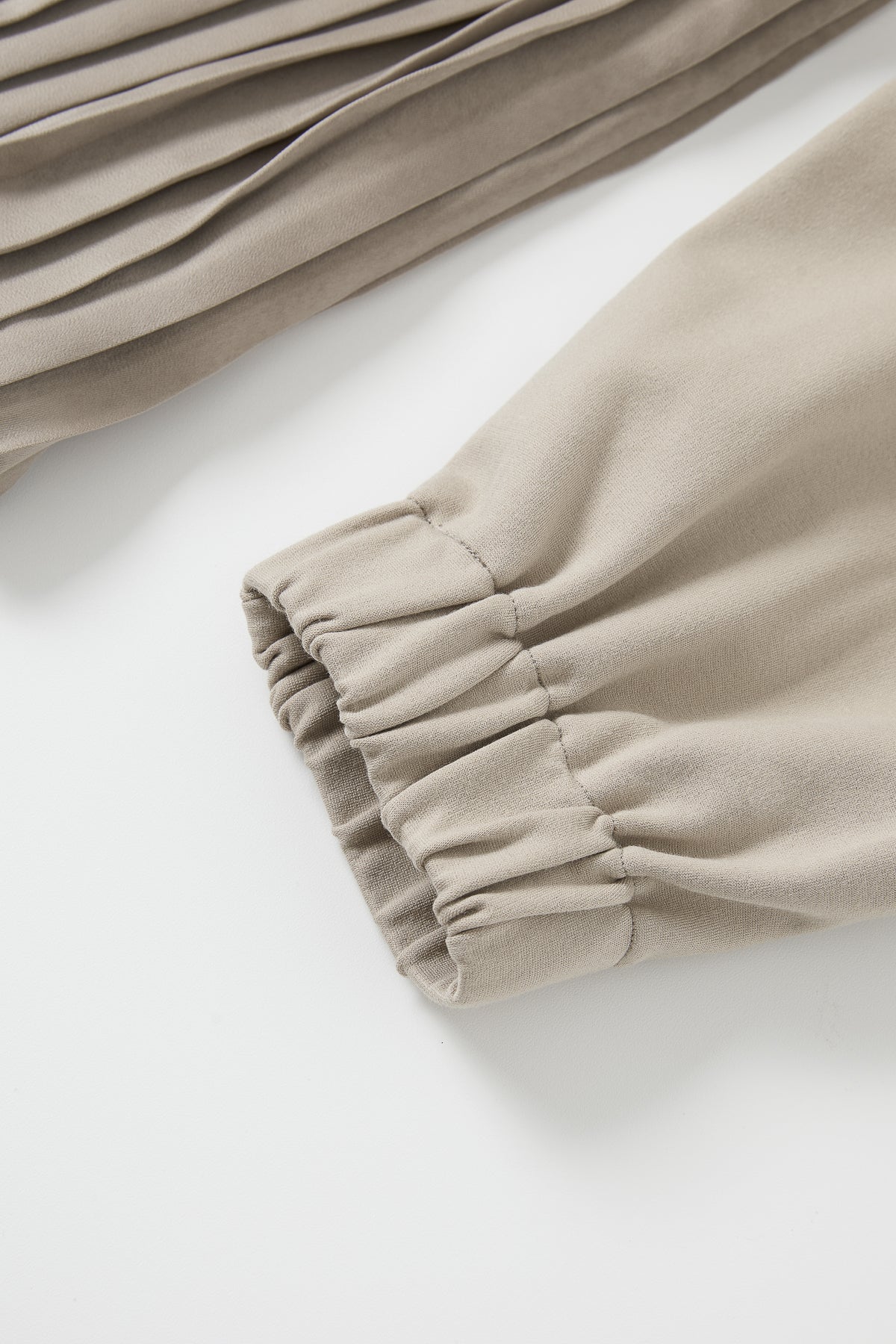 Pleated Zip Up Jacket