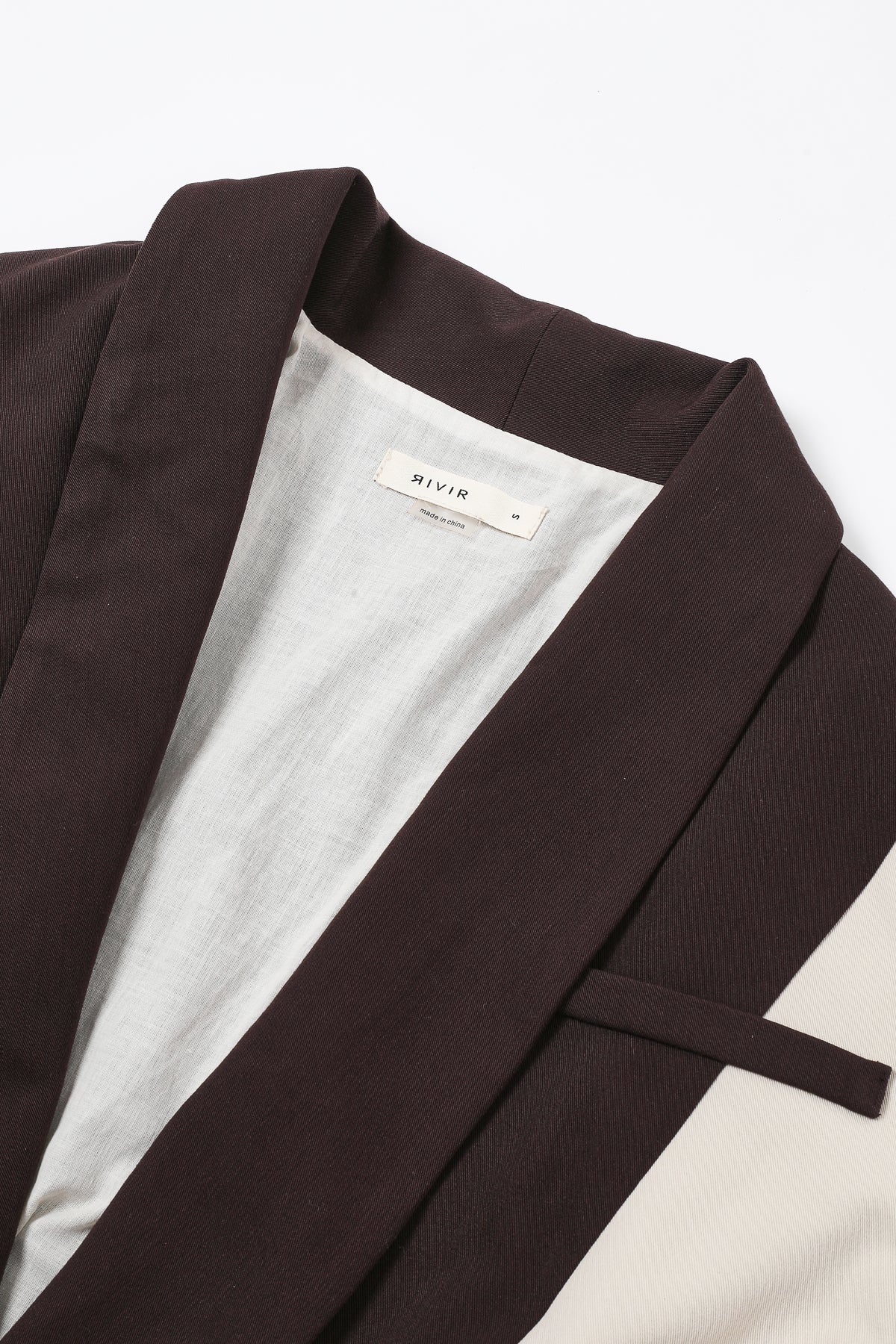 Colorblock Double Breasted Jacket