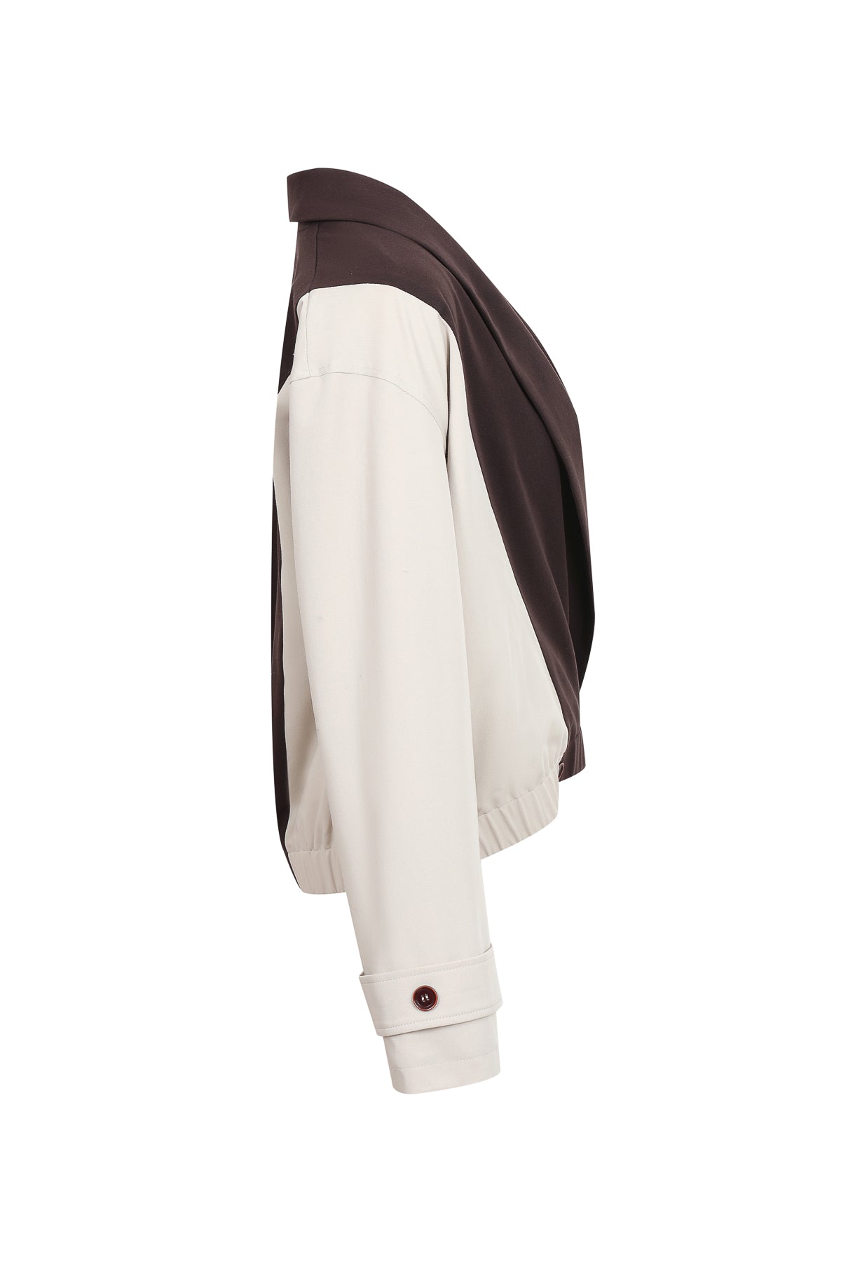 Colorblock Double Breasted Jacket