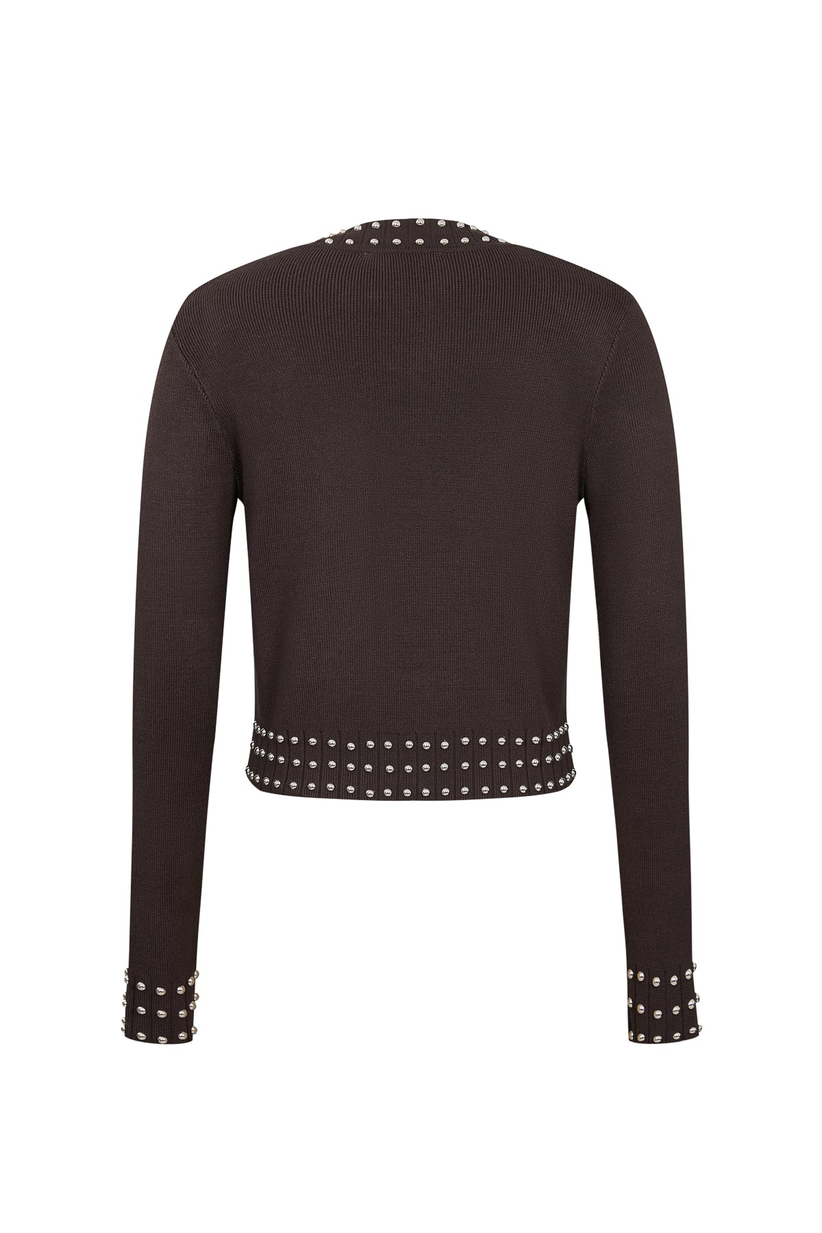 Solene Studded Knit Cardigan