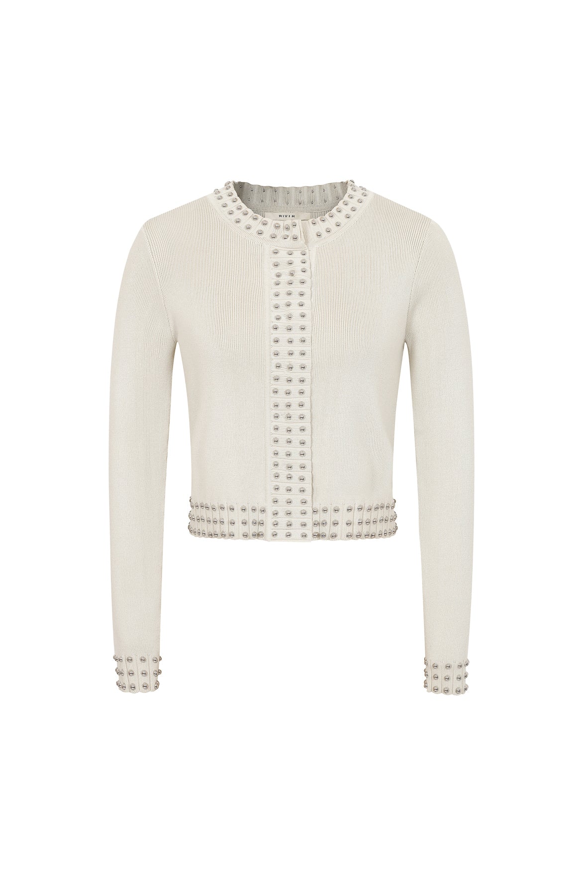 Solene Studded Knit Cardigan