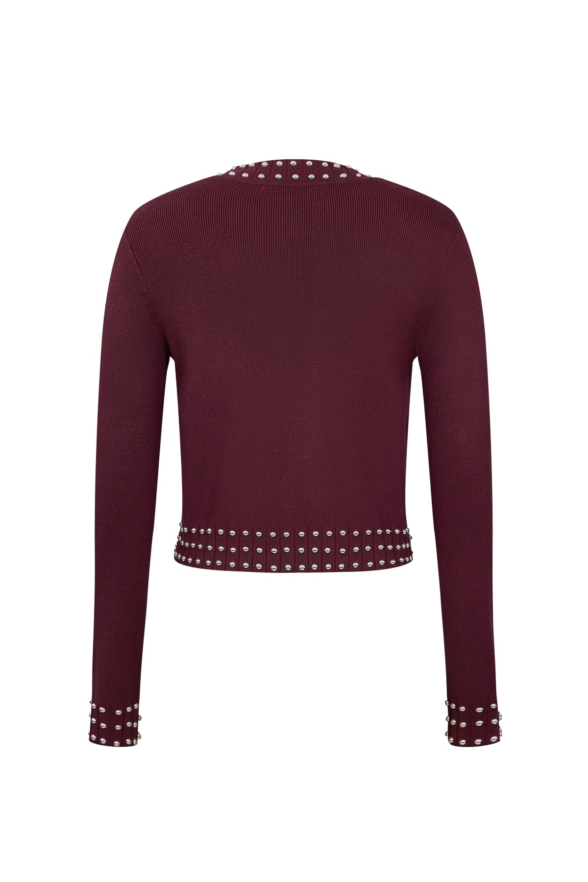 Solene Studded Knit Cardigan