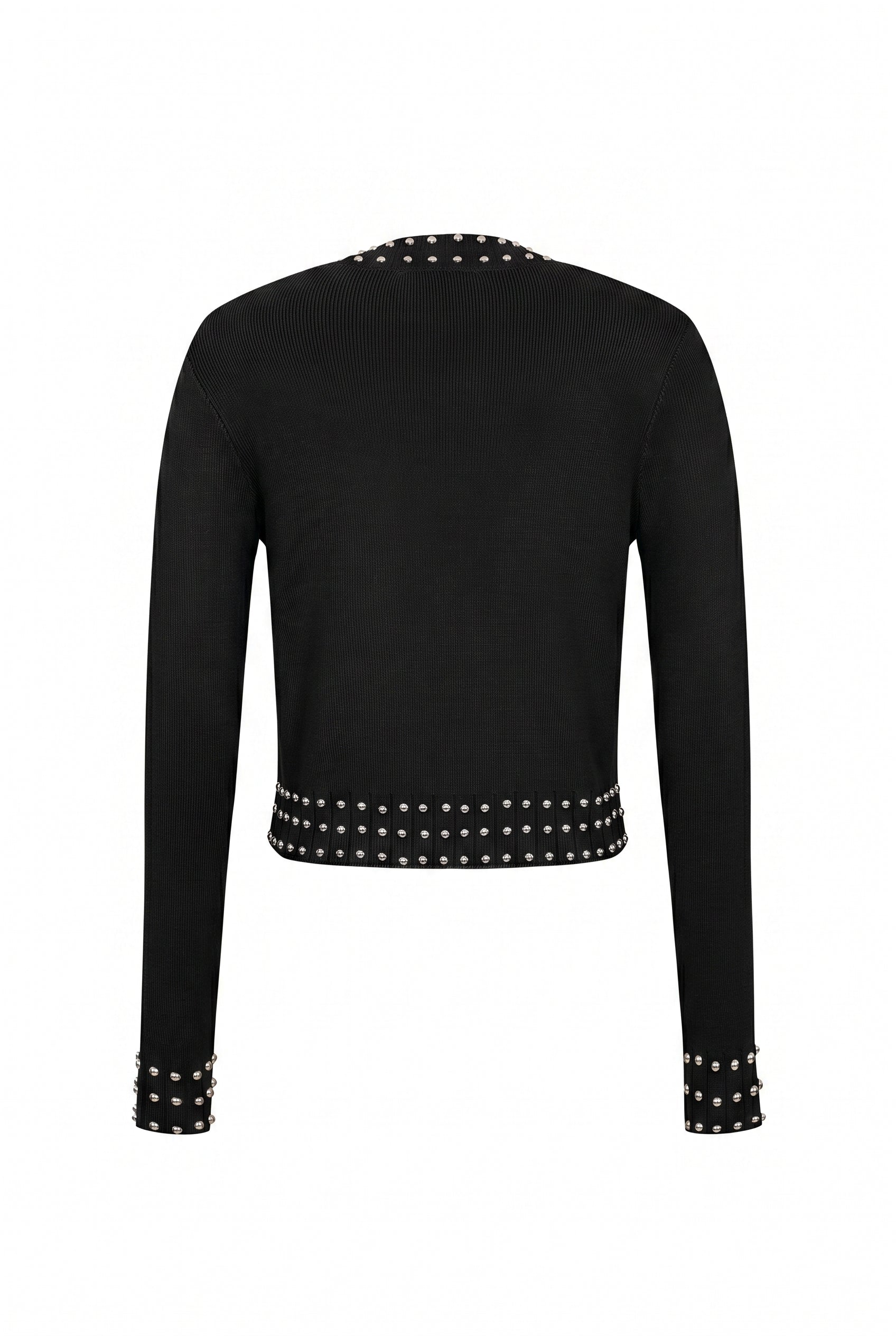 Solene Studded Knit Cardigan
