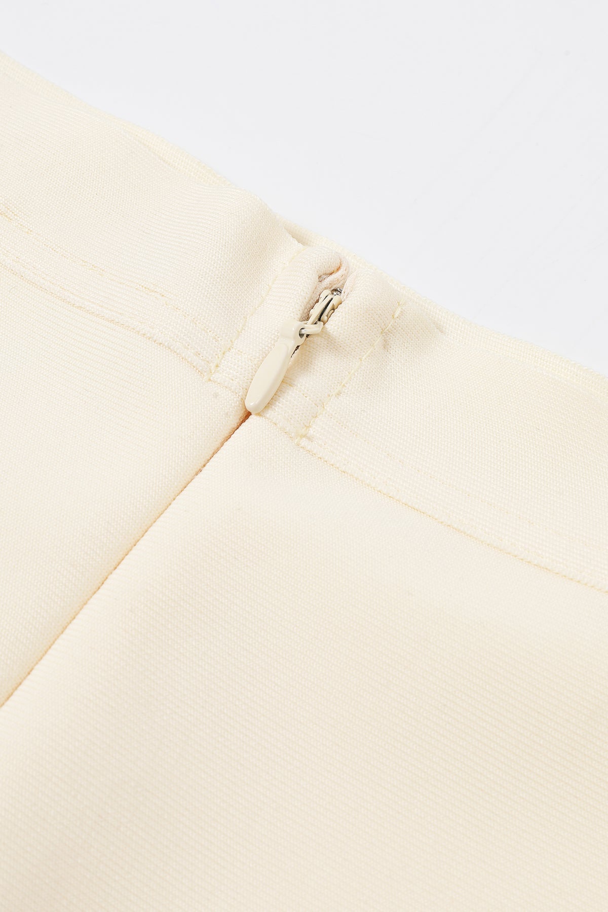 Bandage Tiered Fringe Scallop Column Skirt