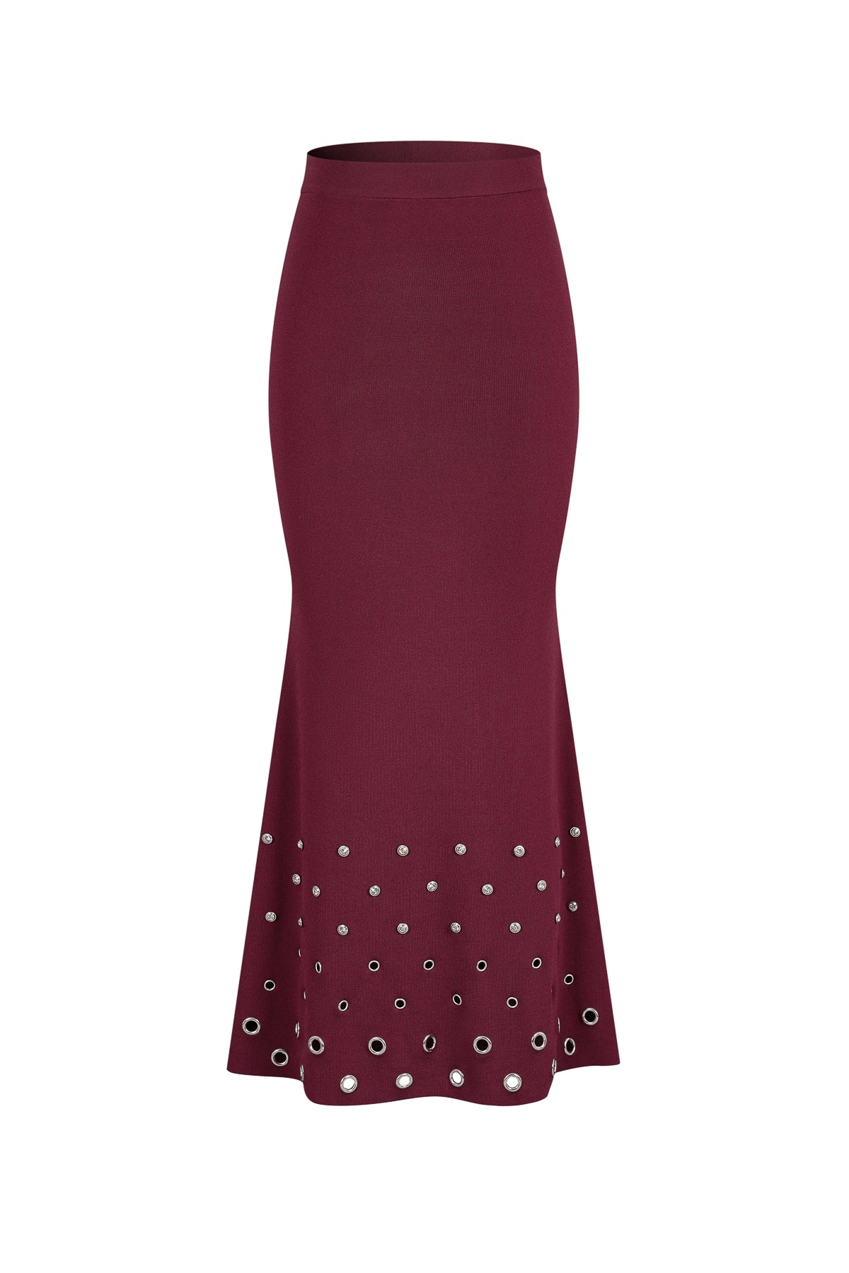 Grommet Studs Detail Skirt