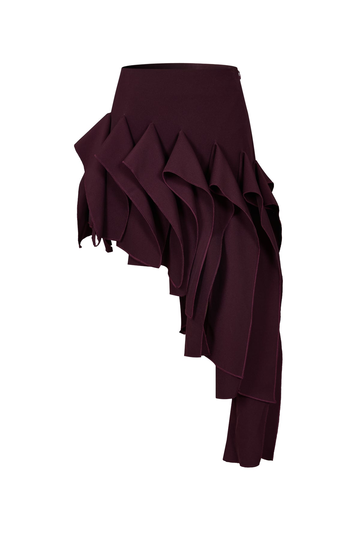 Asymmetric Twill Skirt