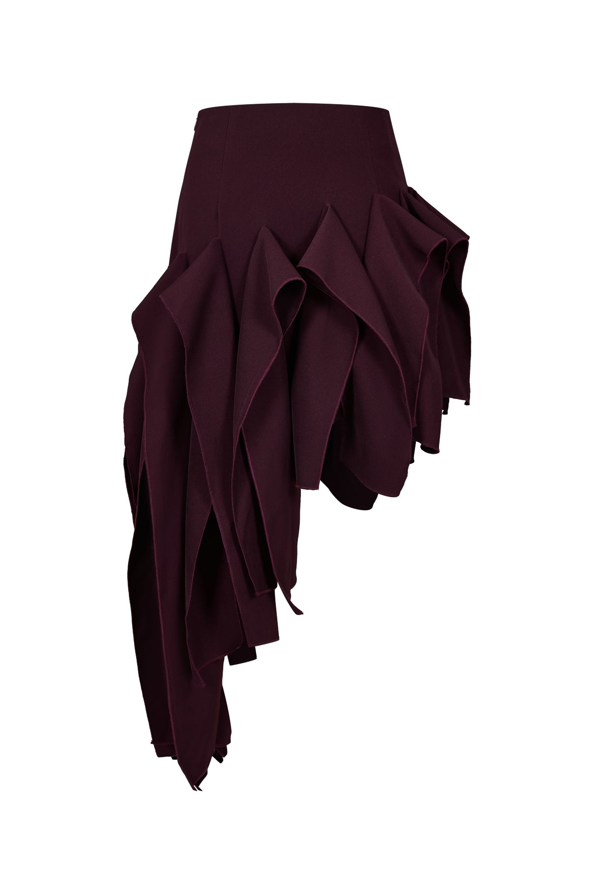 Asymmetric Twill Skirt