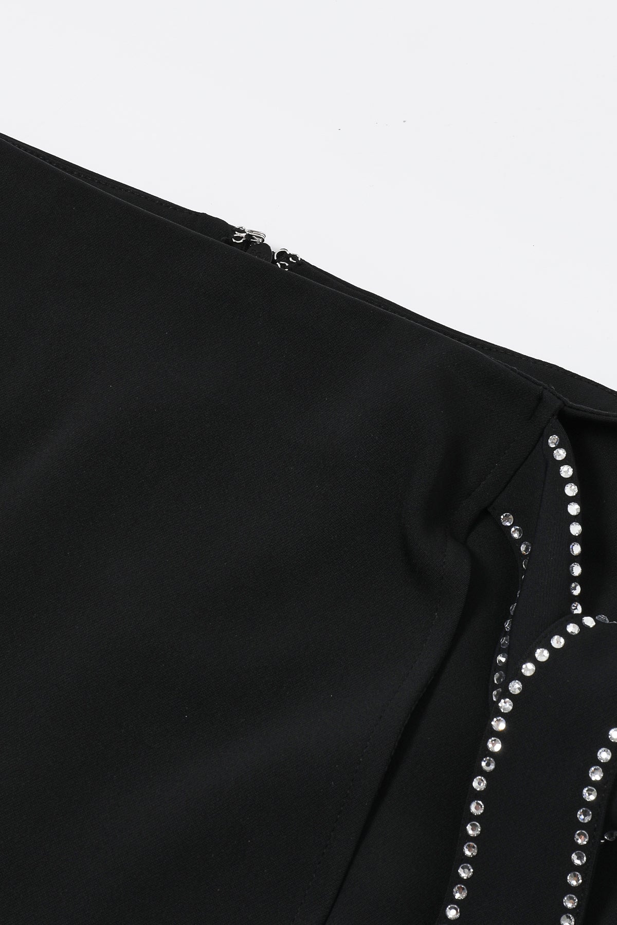 Scallop Echo Trim Skirt with Rhinestones