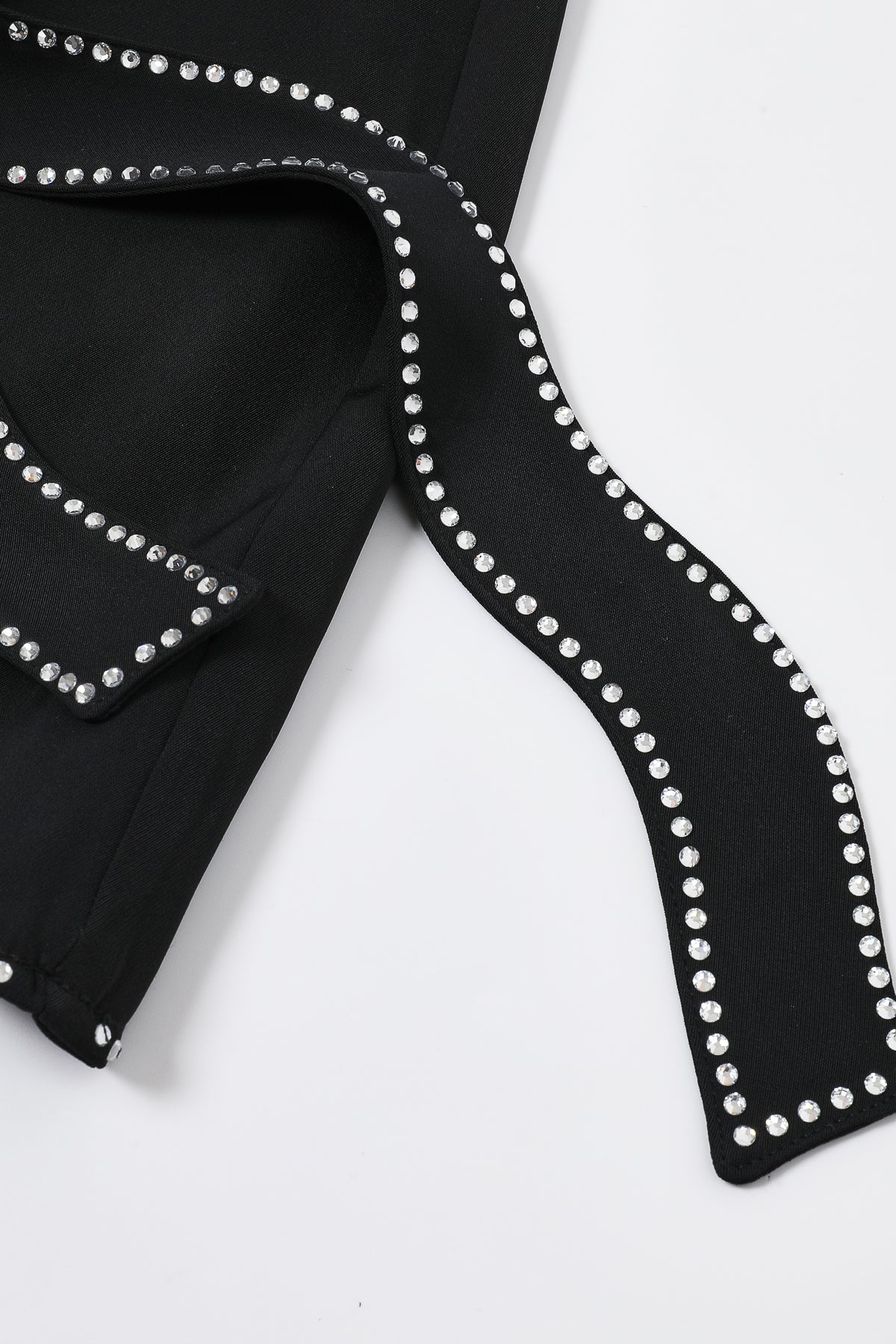 Scallop Echo Trim Skirt with Rhinestones