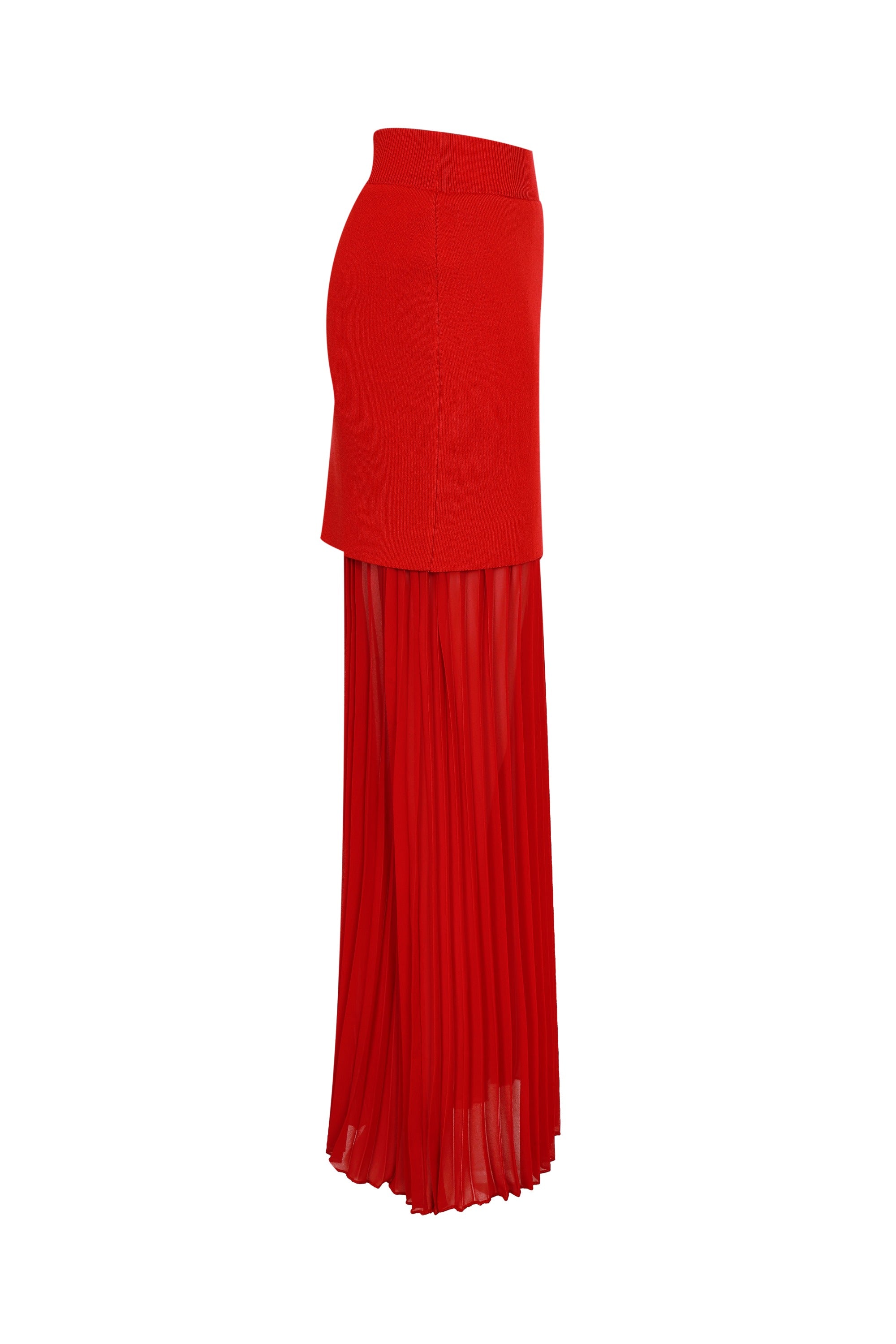 Dual Motion Midi Skirt
