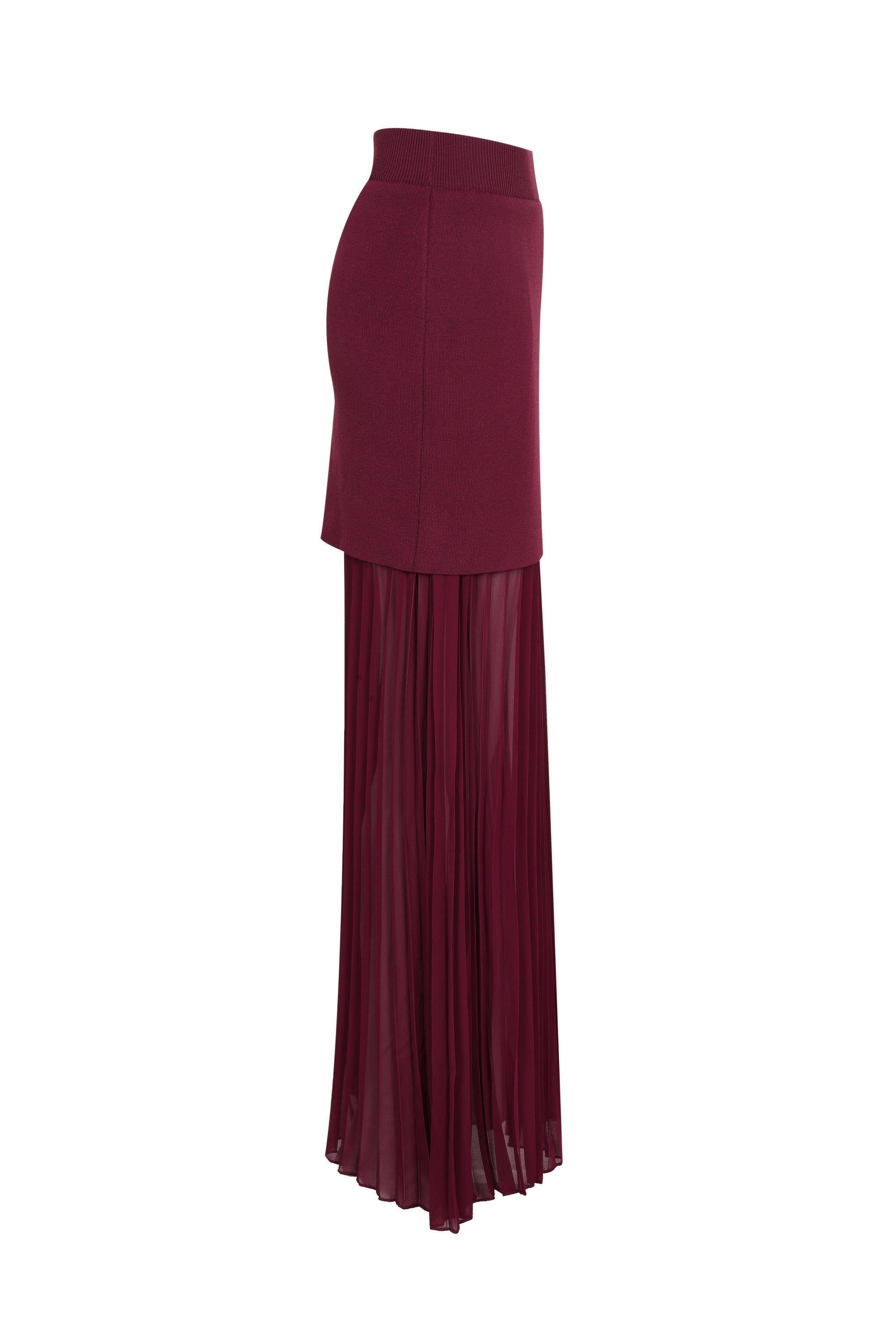 Dual Motion Midi Skirt
