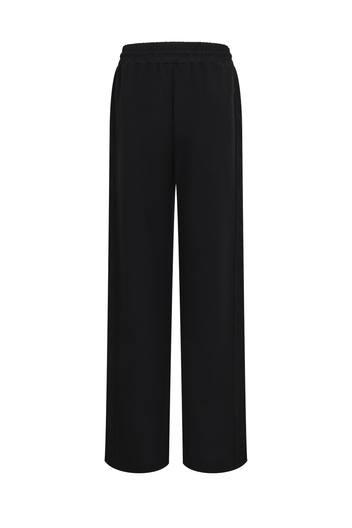 Apex Rib Side Panel Wide Knit Pant